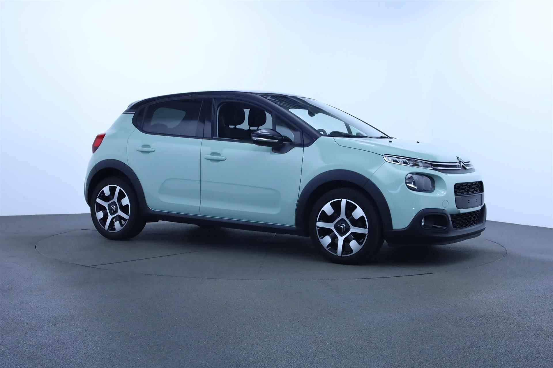 Citroën C3 1.2 110PK Shine Automaat | Panorama Dak | Apple/Android Carplay | Parkeersensoren Achter | LED | Cruise | Stoelverwarming | Airco - 6/12