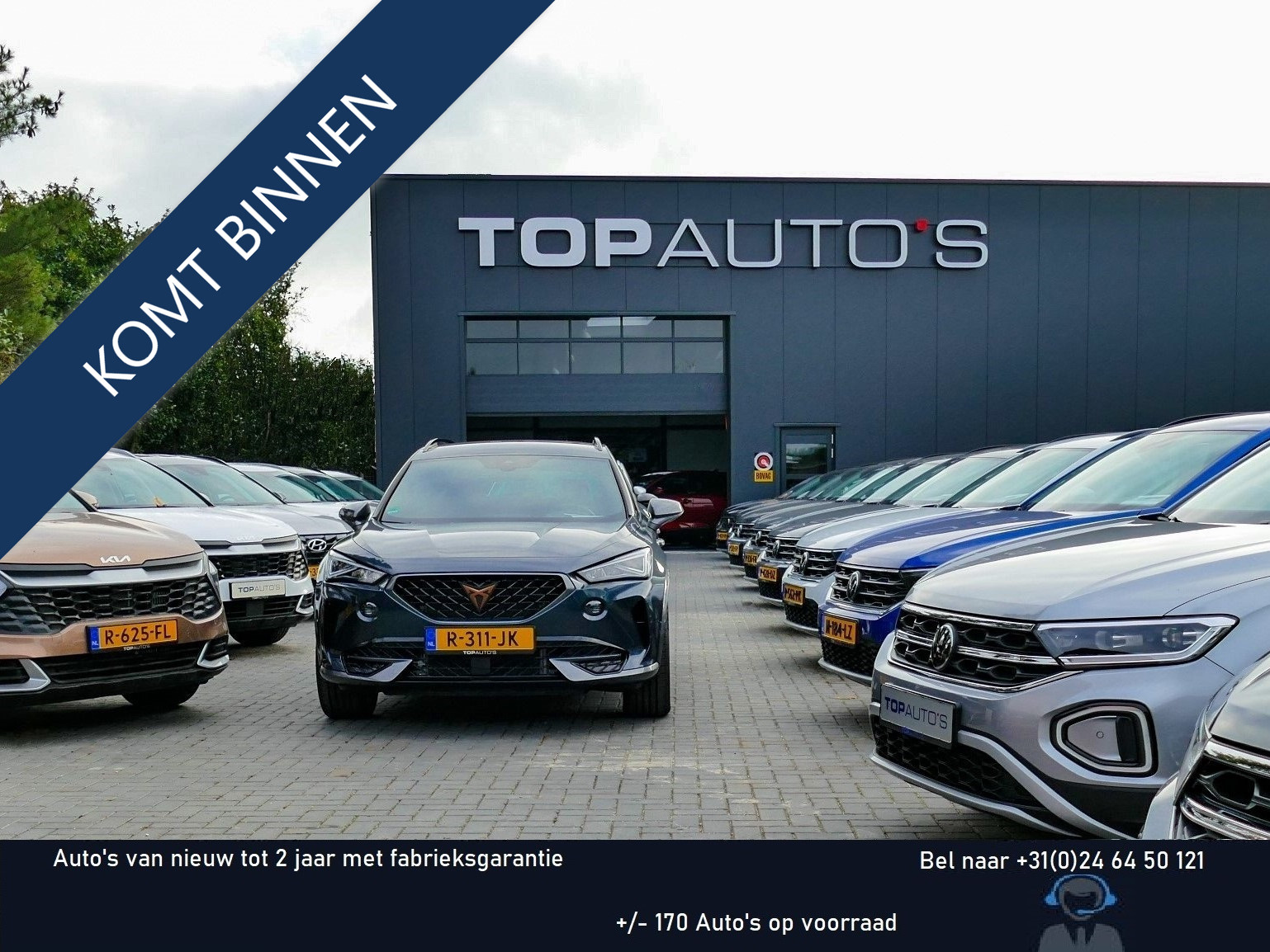 Volkswagen T-Roc 1.5 TSI 150PK EVO ADAP.CRUISE LED VIR.COCKPIT CAMERA STOEL.VERW. 17''LMV KEYLESS 03/2024 70 BIJNA NIEUWE VOLKSWAGEN'S UIT VOORRAAD LEVERBAAR