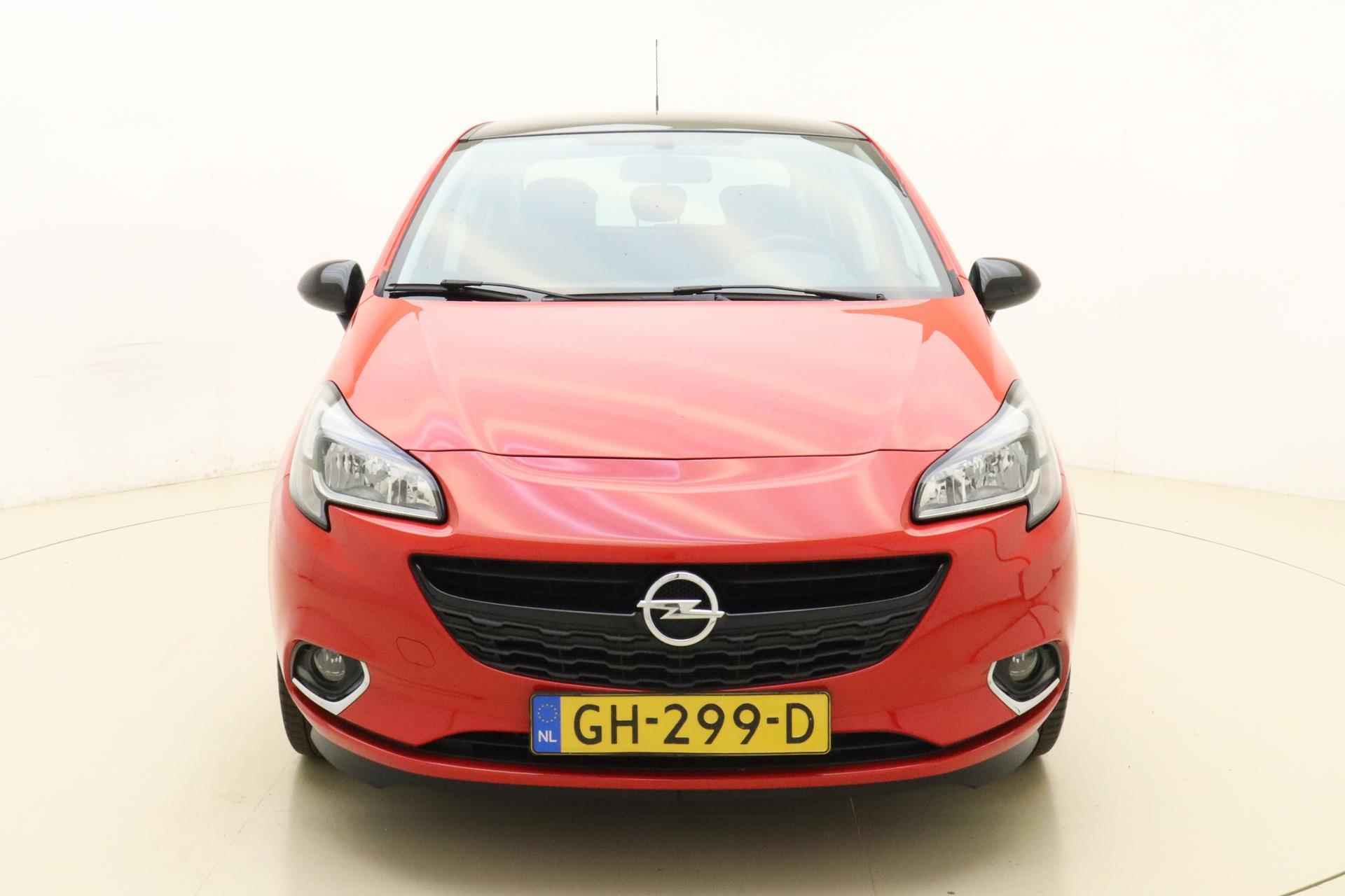 Opel Corsa 1.0 Turbo Color Edition 90pk | Airco | Sportief | Fietsendrager | Lichtmetalen Velgen Zwart | Zwart Dak | Weinig Kilometers | Cruise Control - 7/31