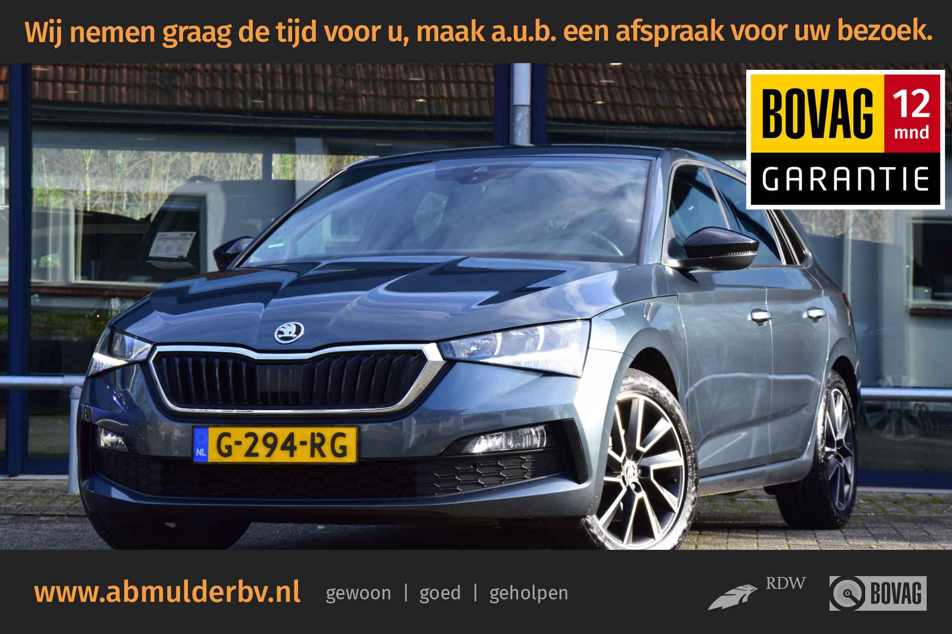Škoda Scala 1.5 TSI 150PK DSG Automaat Sport Business | NL-Auto | BOVAG Garantie | Sunset glas achter | Parkeercamera | DAB | Keyless Start | Apple Carplay/Android Auto | - 1/40