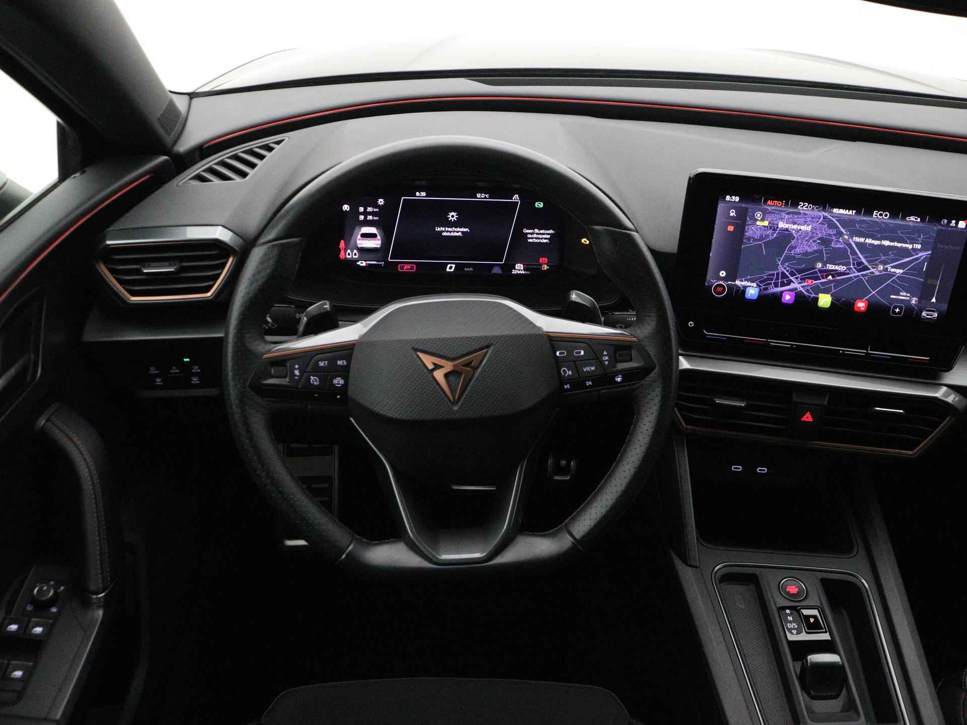 CUPRA Leon 1.4 e-Hybrid | Navigatie | Apple Carplay | ACC | Keyless | LED | 18" | Parkeersensoren | - 8/25