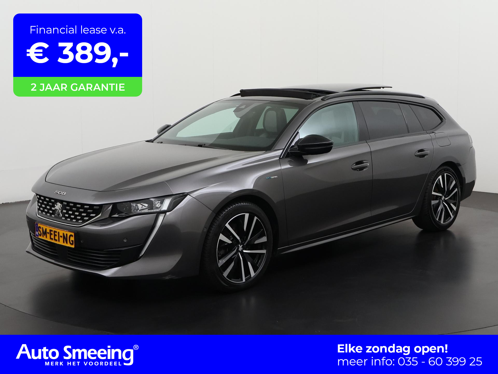 Peugeot 508 SW 1.6 HYbrid GT Plug-in | Panoramadak | Night Vision | Blind Spot | Zondag Open!