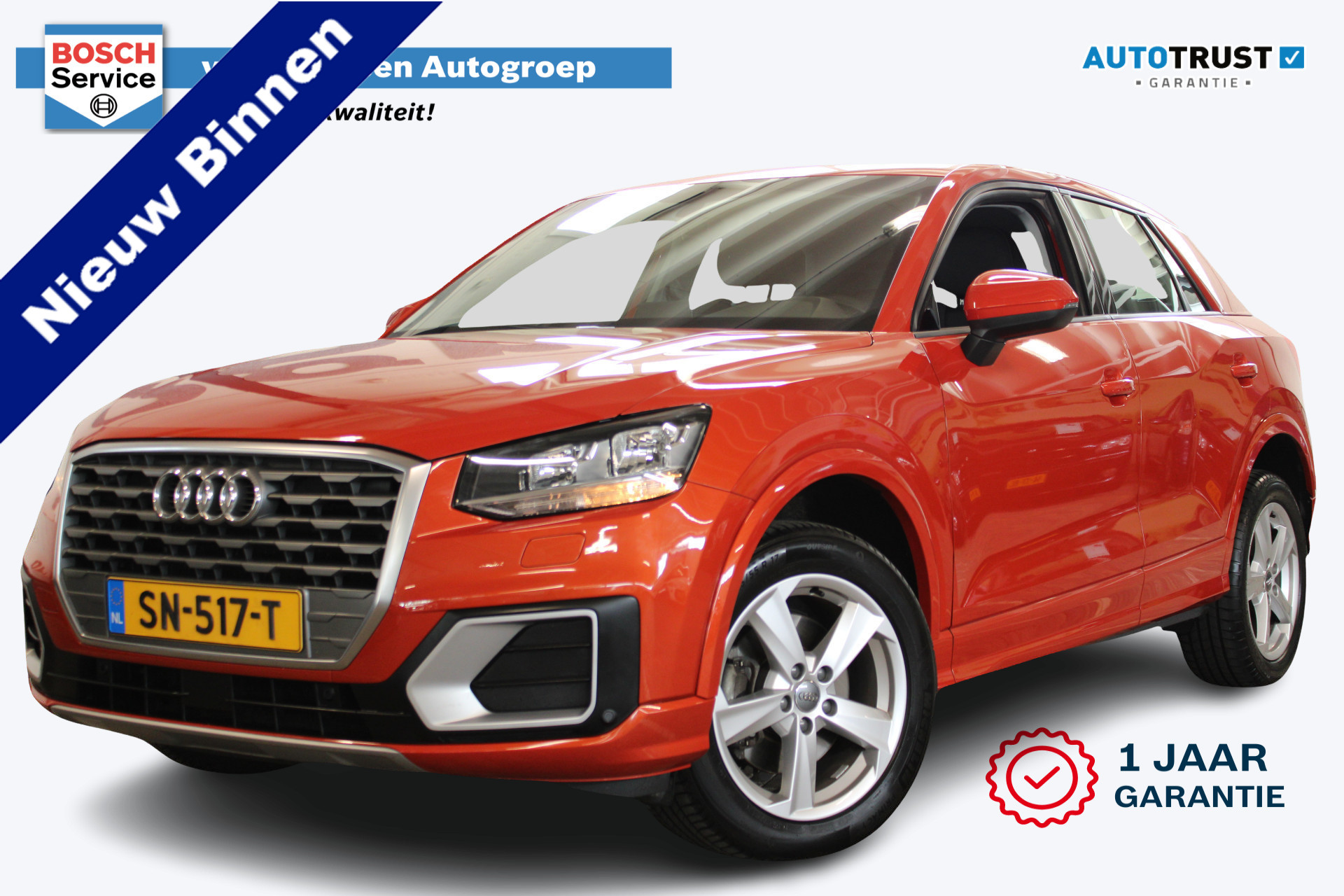 Audi Q2 1.4 TFSI CoD Sport Pro Line | Automaat | Incl 1 jaar garantie Navigatie | Clima | Cruise | Parkeersensoren v+a | LM 17'' | Isofix | 1 eigenaar | Dealer onderhouden | bij viaBOVAG.nl
