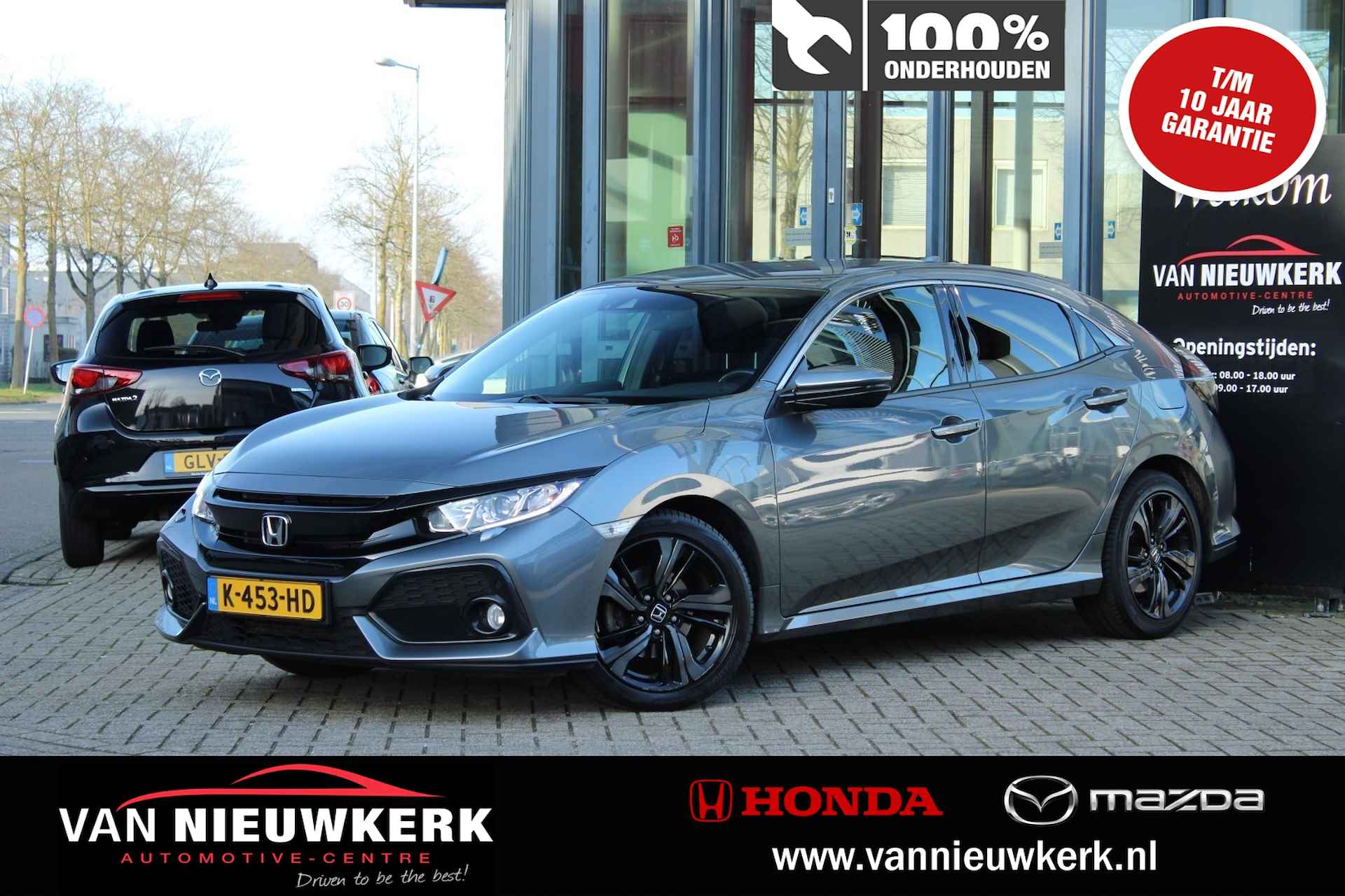 HONDA Civic 1.0 i-VTEC Turbo 126pk Elegance Carplay Parkeercamera Adap Cruise Draadloze lader