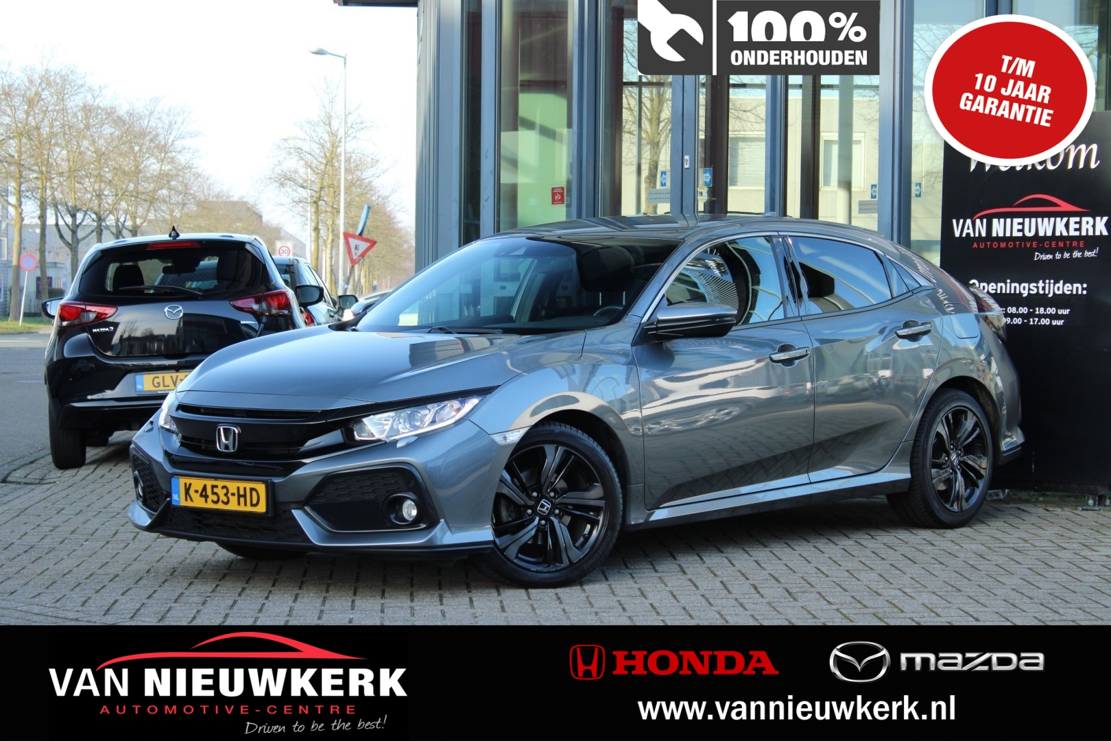 HONDA Civic 1.0 i-VTEC Turbo 126pk Elegance Carplay Parkeercamera Adap Cruise Draadloze lader