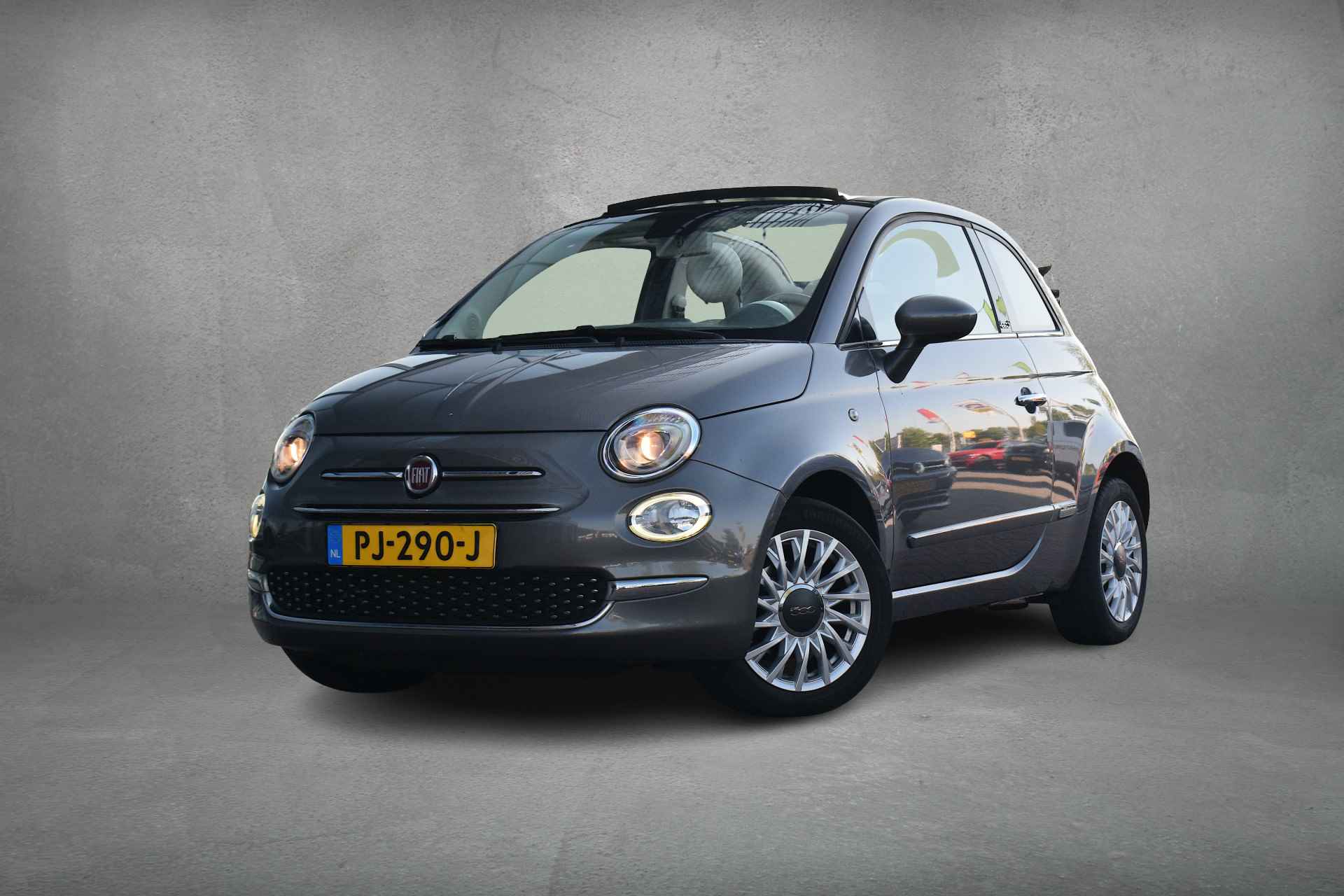 Fiat 500C 0.9 TwinAir Turbo Lounge | Cabrio | Half Leer | Navi | Cruise - 3/35