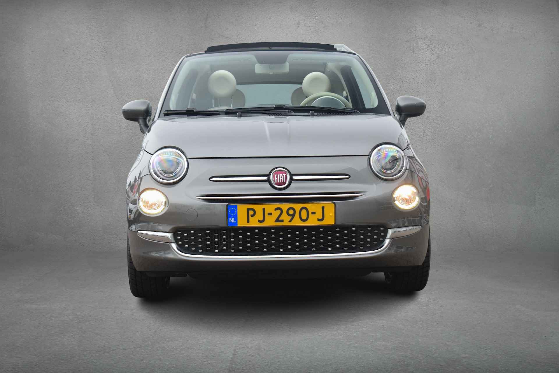 Fiat 500C 0.9 TwinAir Turbo Lounge | Cabrio | Half Leer | Navi | Cruise - 9/35