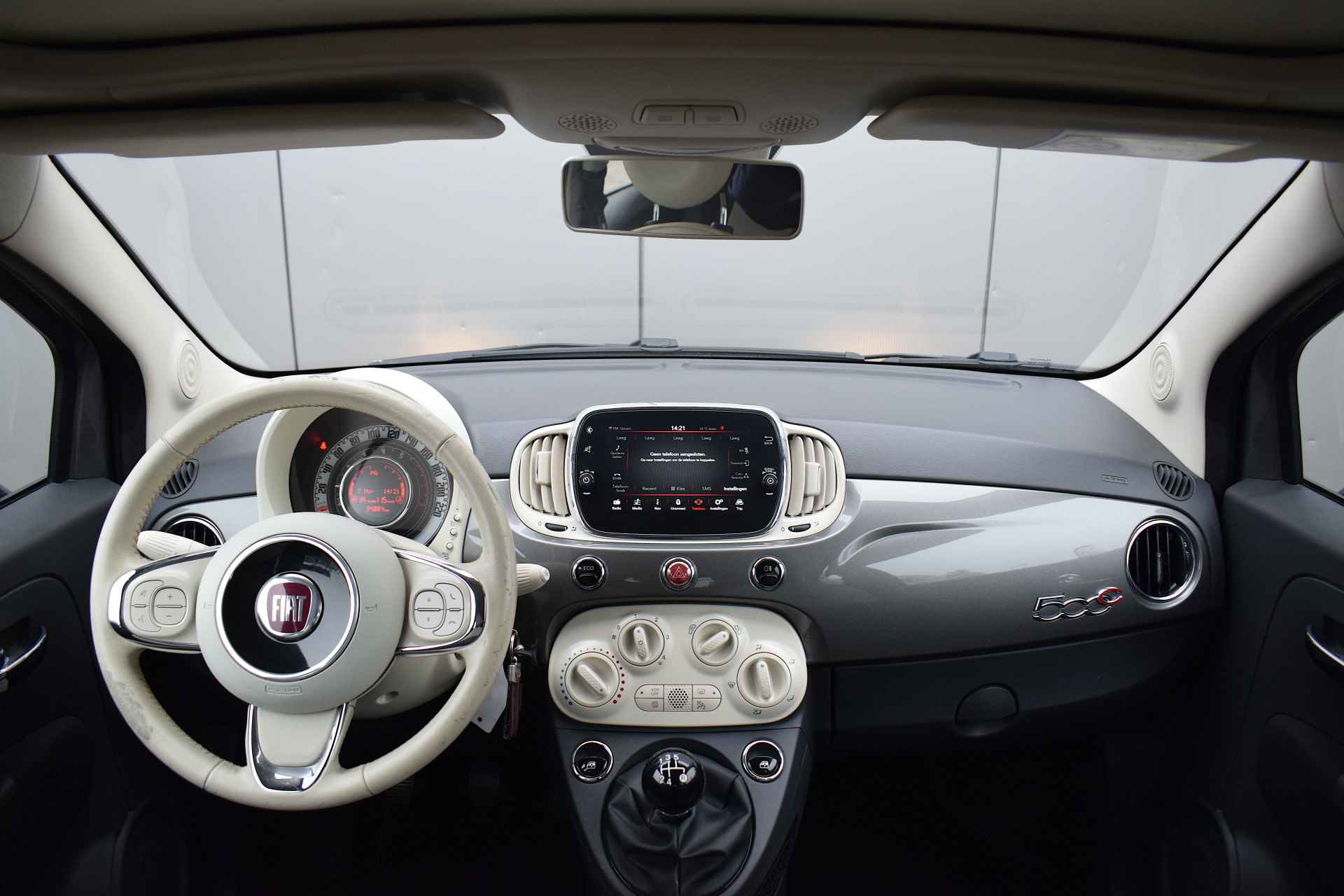 Fiat 500C 0.9 TwinAir Turbo Lounge | Cabrio | Half Leer | Navi | Cruise - 13/35