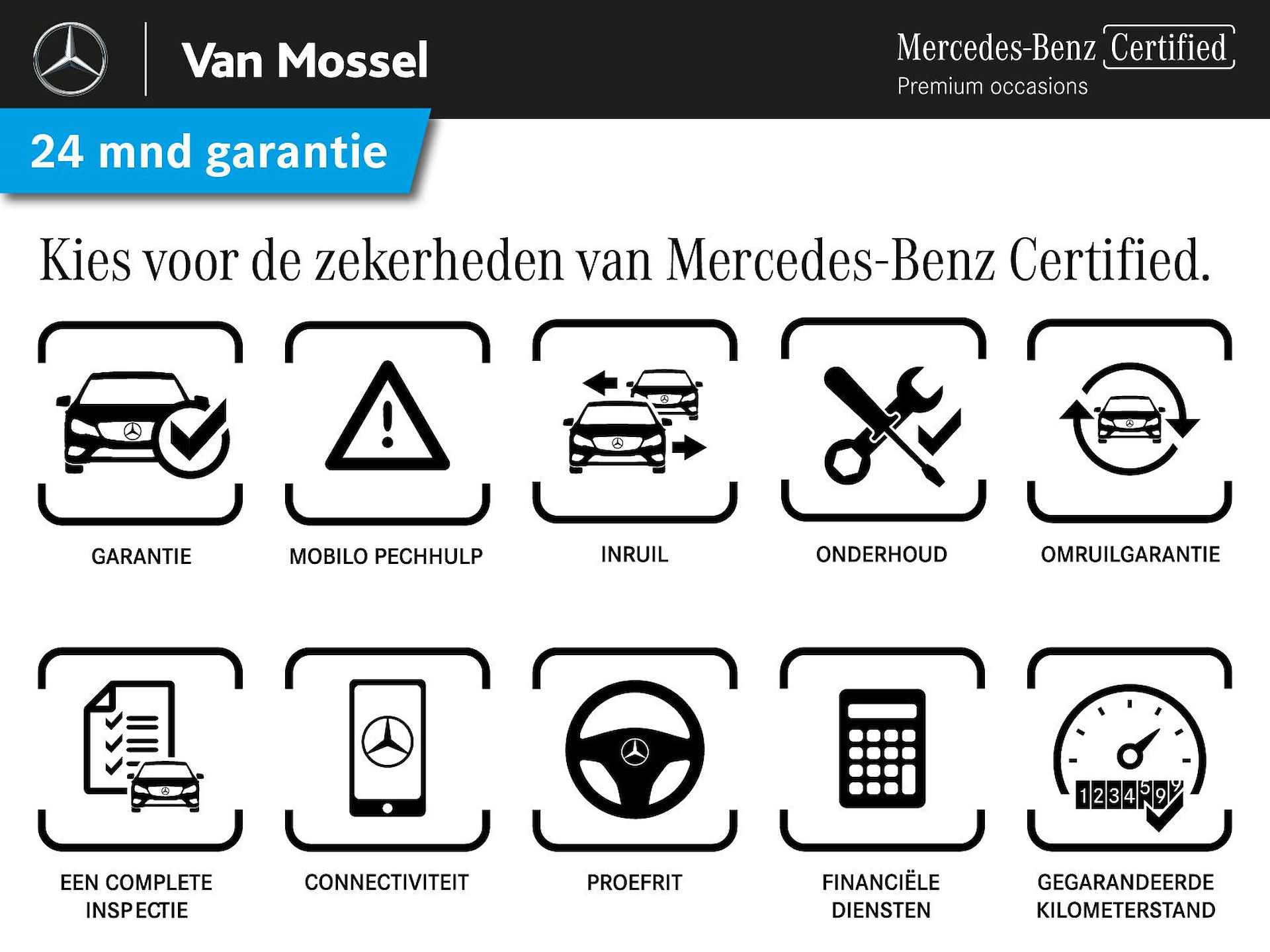 Mercedes-Benz CLA-klasse 180 Star Edition AMG Line Nightpakket / Panoramaschuifdak / Smartphone-integratie / DISTRONIC/ Multibeam - 34/34