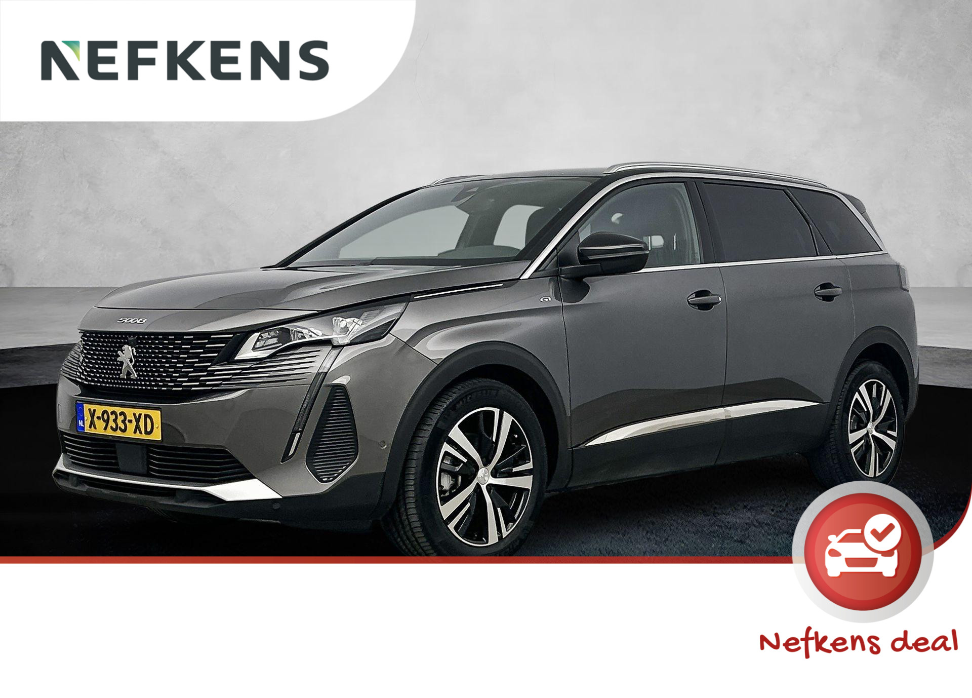 Peugeot 5008 SUV 1.2 136 pk Automaat Hybrid GT |7-Persoon | Camera | Navigatie | Cruise Control Adaptief met Stop&Go