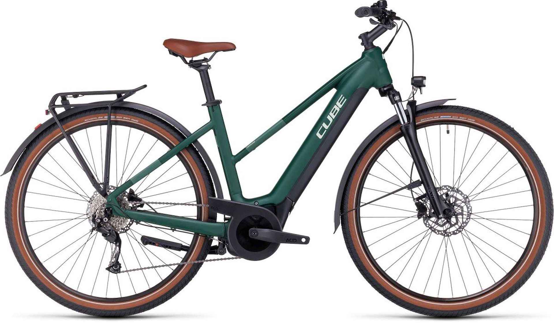 CUBE TOURING HYBRID ONE 625 DARKGREEN/GREEN Mixed Darkgreen/green TM 54cm TM 2024 - 1/1