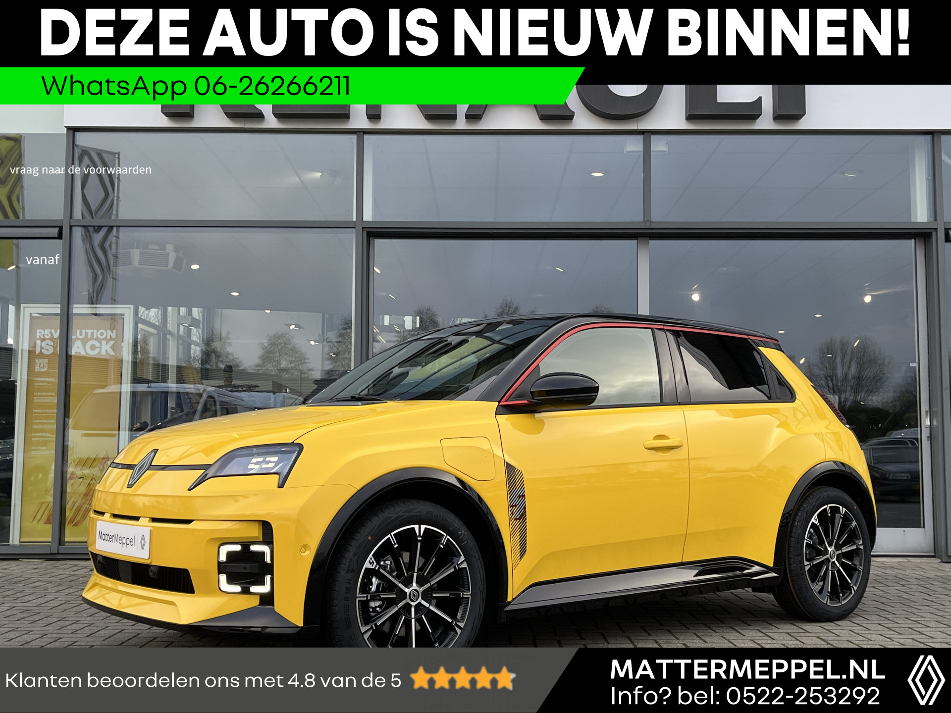 Renault 5 Comfort Range Iconic 52 kWh | Harman Kardon | Pack Safety | Pack Advanced Driving Assist