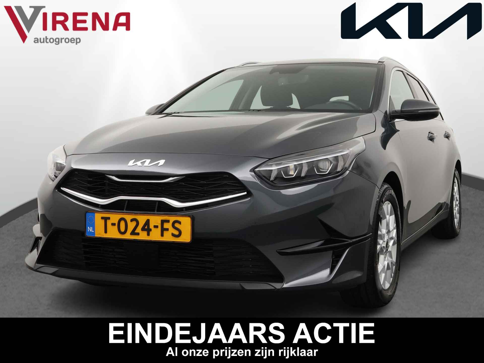 Kia Ceed Sportswagon 1.5 T-GDi MHEV DynamicPlusLine Automaat - Adaptief Cruise Control - Led - Navigatie - Climate Control - Apple/Android Carplay - Fabrieksgarantie Tot 2030 - 1/49