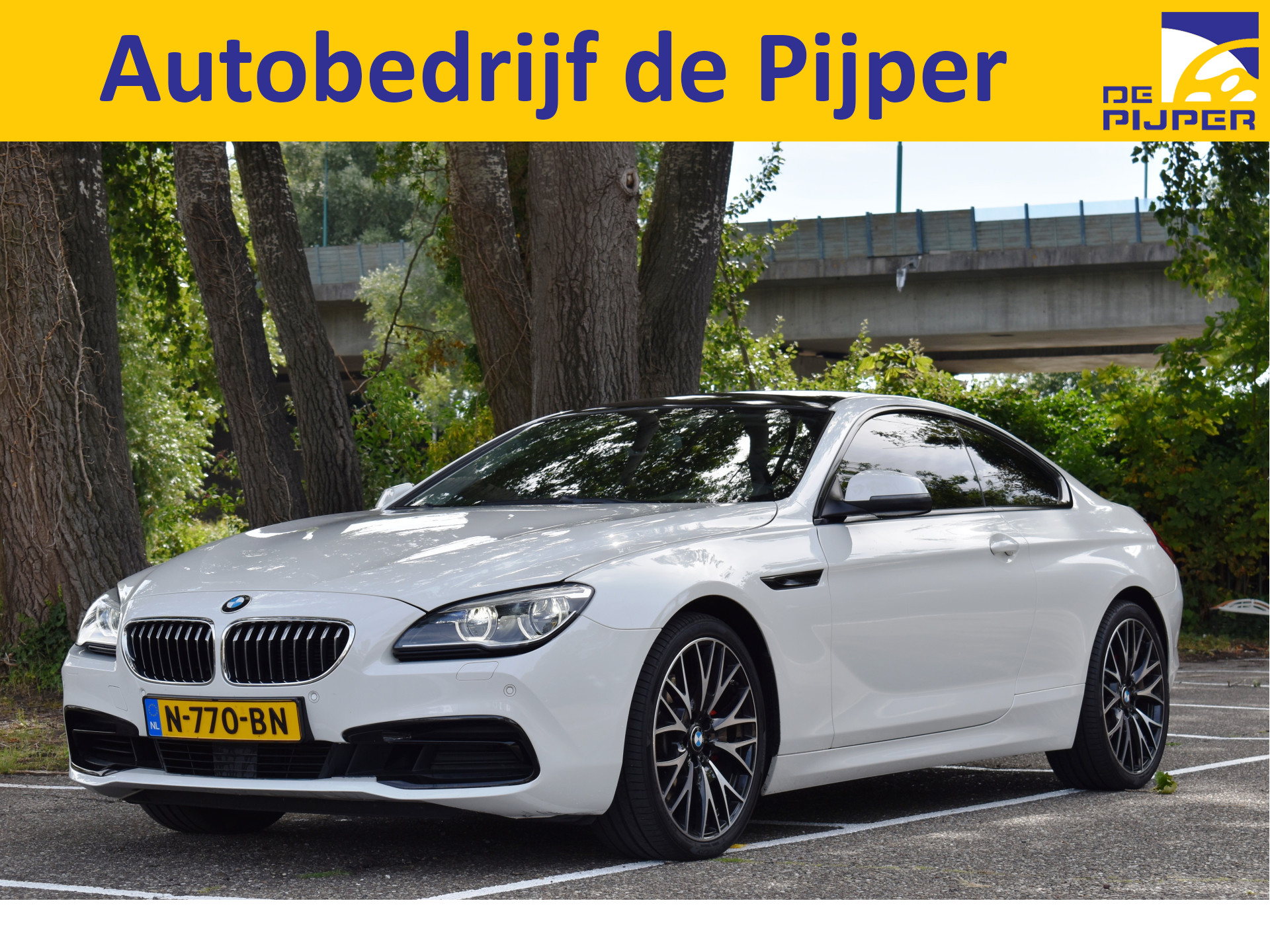 BMW 6 Serie 640i High Executive 320 PK | Camera | Leder | Elekt.stoelen memory | Full Led | Stoelverwarming | 20'Inch | Navi bij viaBOVAG.nl
