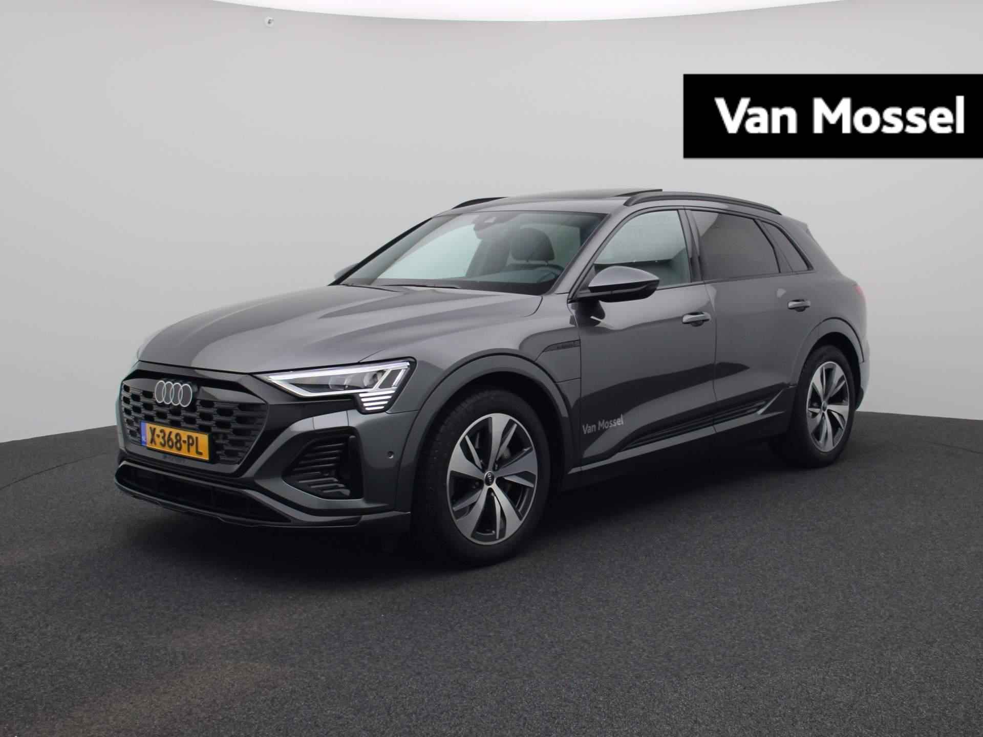 Audi Q8 e-tron 55 quattro S Edition Competition 115 kWh 408 PK | Automaat | Matrix LED Koplampen | S-line Exterieur | S-line Interieur | Navigatie Plus | Panorama dak | Audi Sound System | Optiekpakket Zwart | Virtual Cockpit Plus | Achteruitrijcamera | Privacy Glass | Adaptive Cruise Control | Stoelverwarming | Lichtmetalen velgen | Fabrieksgarantie | - 1/53