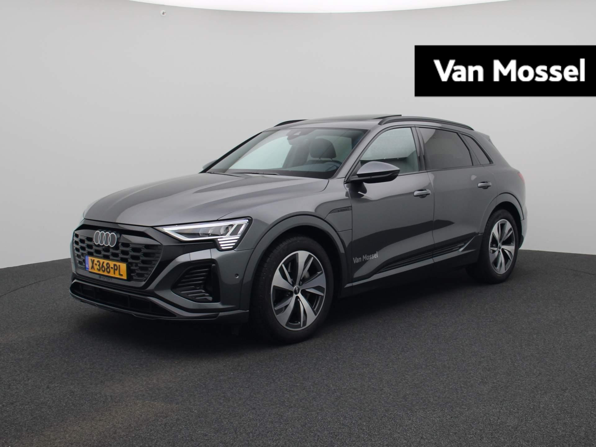 Audi Q8 e-tron 55 quattro S Edition Competition 115 kWh 408 PK | Automaat | Matrix LED Koplampen | S-line Exterieur | S-line Interieur | Navigatie Plus | Panorama dak | Audi Sound System | Optiekpakket Zwart | Virtual Cockpit Plus | Achteruitrijcamera | Privacy Glass | Adaptive Cruise Control | Stoelverwarming | Lichtmetalen velgen | Fabrieksgarantie |