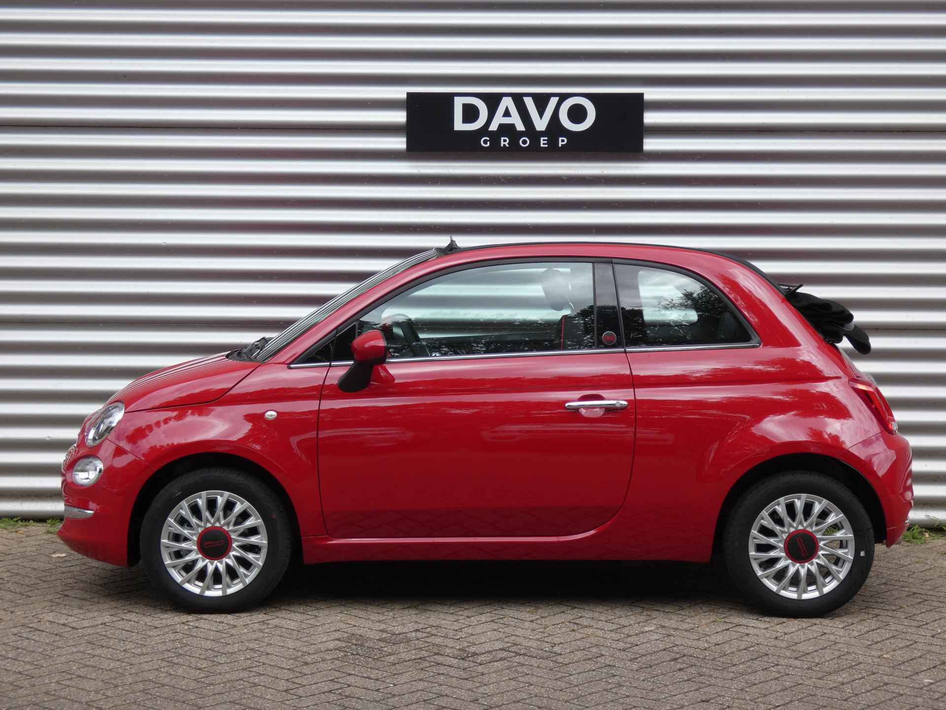 Fiat 500C 1.0 70PK Hybrid Red ! € 4.513,- VOORDEEL! | Pack Navi | Airco - 4/30