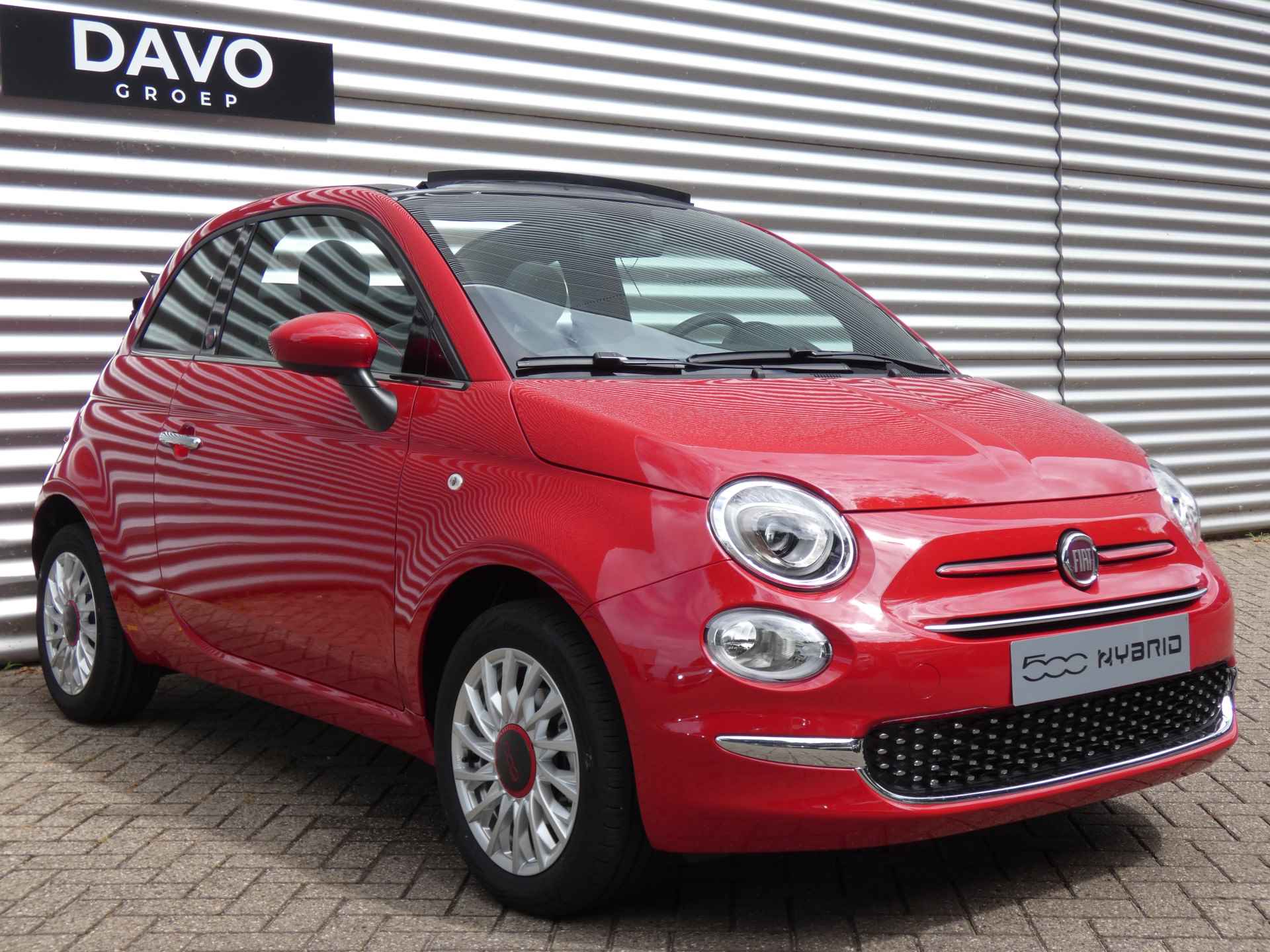 Fiat 500C 1.0 70PK Hybrid Red ! € 5.513,- VOORDEEL! | Pack Navi | Airco - 23/30