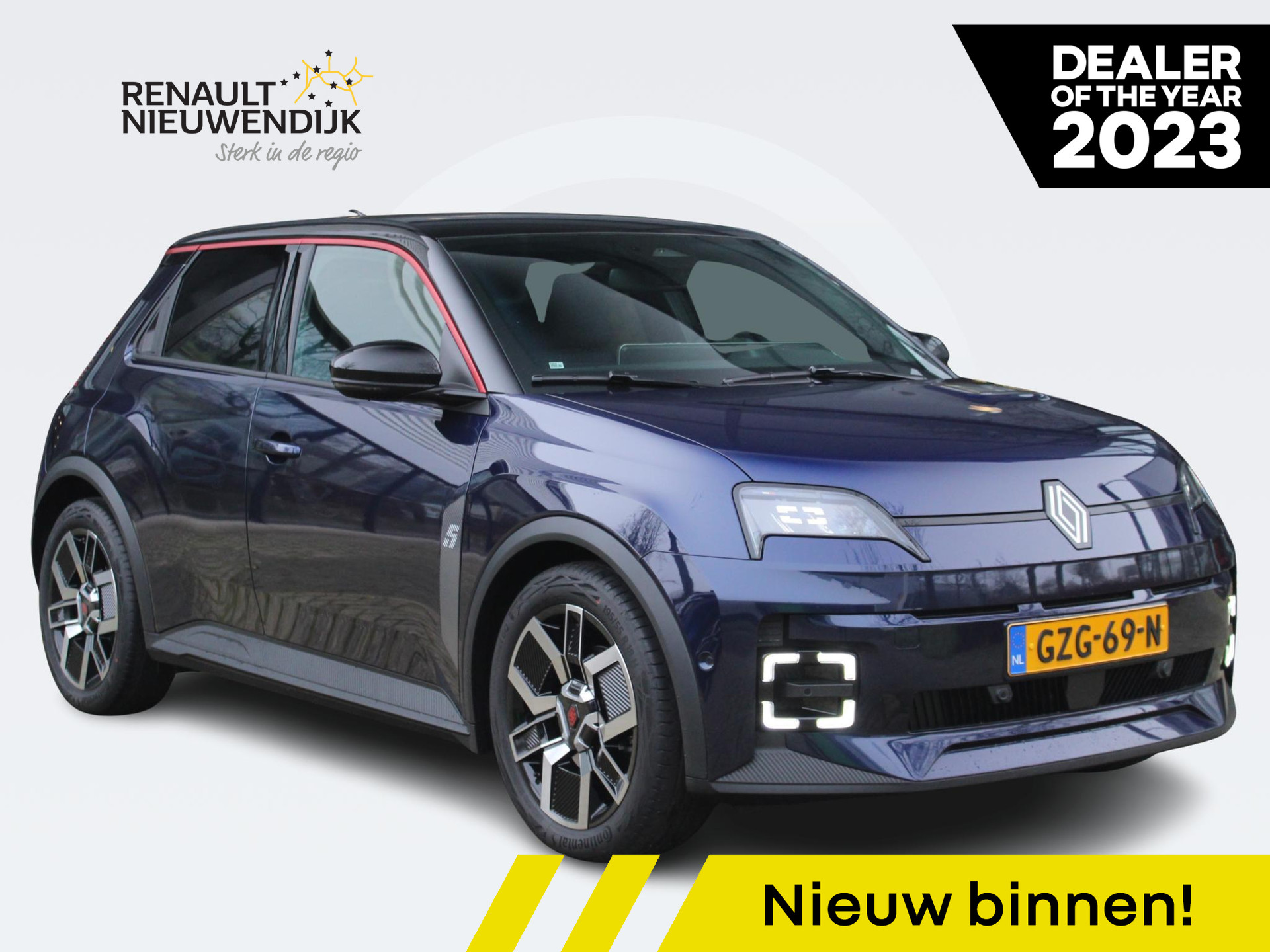 Renault 5 Comfort Range Techno 52 kWh / DIRECT LEVERBAAR / PACK PARKING / PACK WINTER / CAMERA / NAVI / ADAPT. CRUISE / APPLE CARPLAY / ANDROID AUTO / 18'' LMV