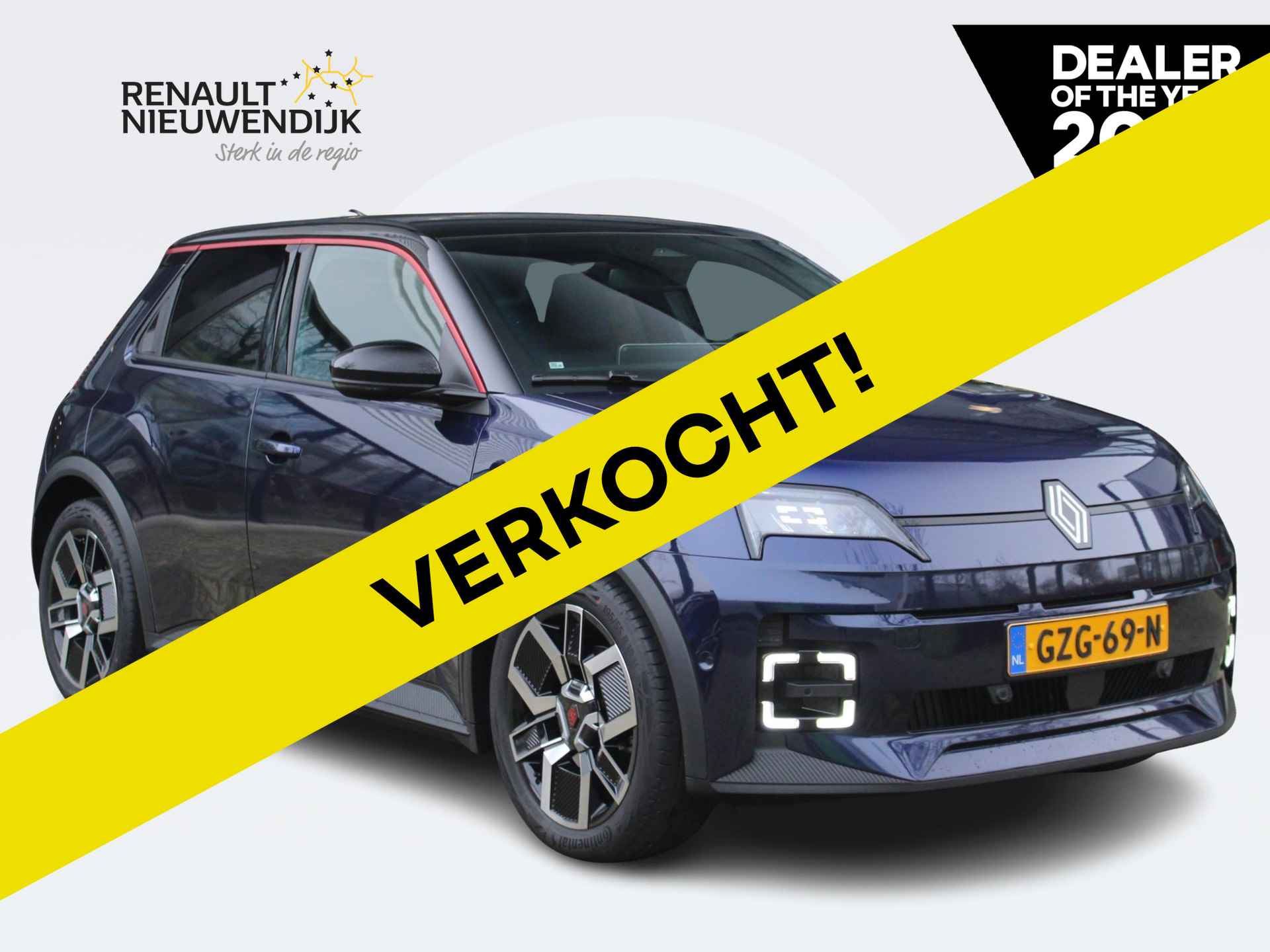 Renault 5 Comfort Range Techno 52 kWh / DIRECT LEVERBAAR / PACK PARKING / PACK WINTER / CAMERA / NAVI / ADAPT. CRUISE / APPLE CARPLAY / ANDROID AUTO / 18'' LMV