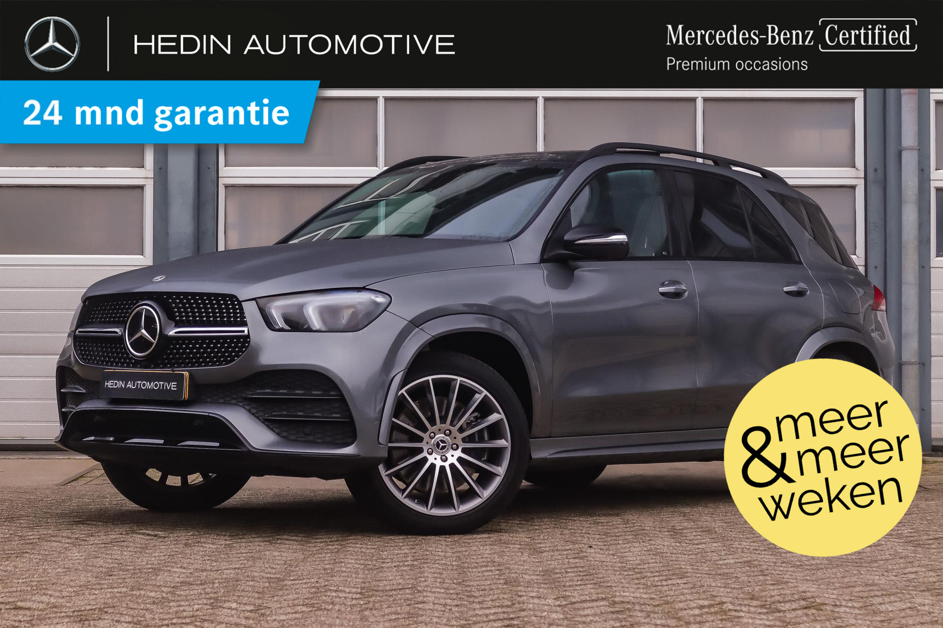 Mercedes-Benz GLE GLE 350e Automaat 4MATIC AMG Line | Nightpakket | Distronic+ | Burmester Audio | Sfeerverlichting | 360° Camera | LED | Stoelverwarming | Trekhaak