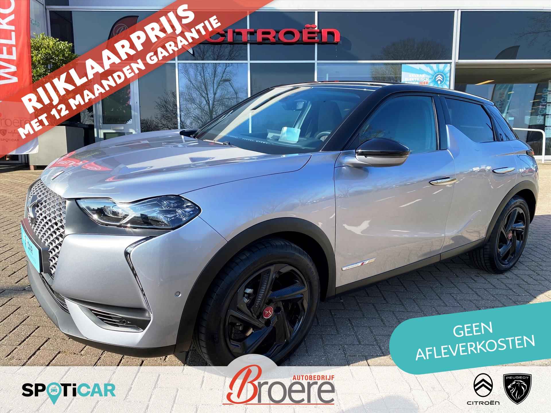 DS Ds 3 Crossback E-TENSE 136pk Performance Line | camera, pdc v&a, 18 inch velgen, head up, dab, navigatie, keyless, lane keeping system, adaptive cruise, climate