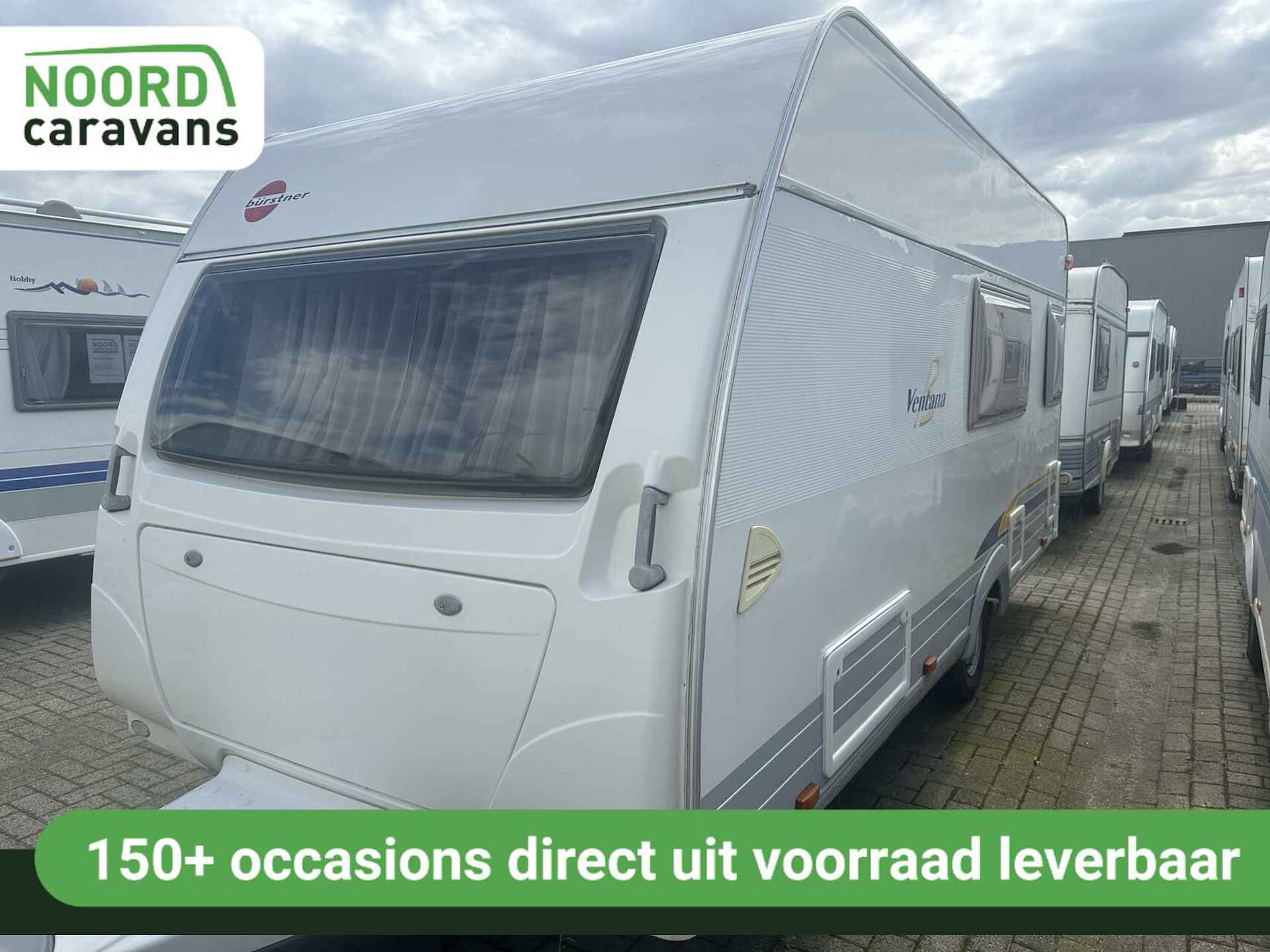 BUERSTNER VENTANA 410 TS DWARSBED + VOORTENT + MOVER - 2/18