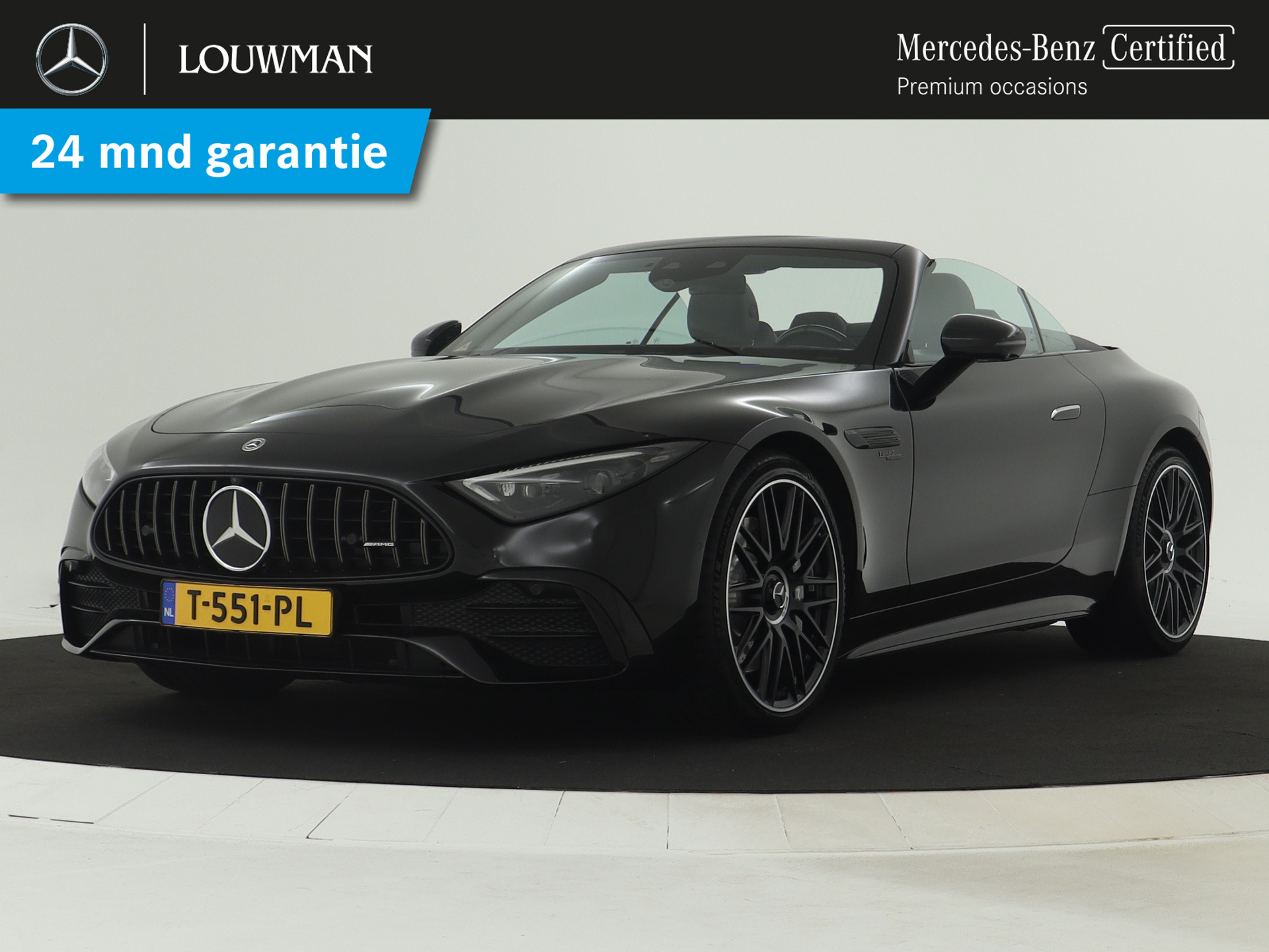 Mercedes-Benz SL-Klasse Roadster AMG 43 | 381 pk | Distronic | 360°-Camera | Burmester | Carbon | Achterasbesturing | Inclusief 24 maanden MB Certified garantie voor Europa.