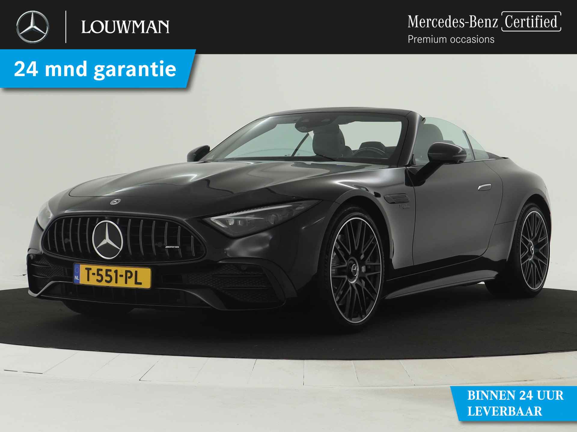 Mercedes-Benz SL-Klasse Roadster AMG 43 | 381 pk | Distronic | 360°-Camera | Burmester | Carbon | Achterasbesturing | Inclusief 24 maanden MB Certified garantie voor Europa.