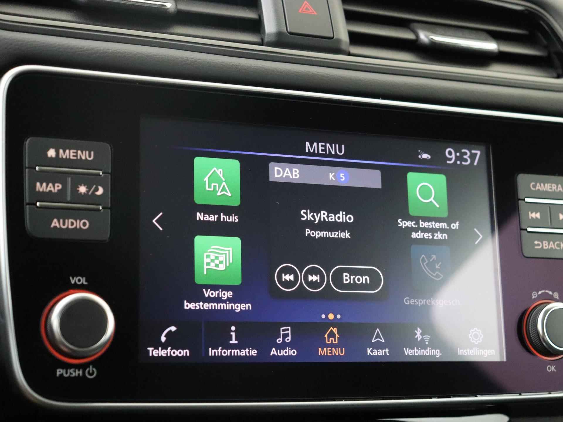 Nissan LEAF Tekna 40 kWh | Subsidie Mogelijk|  Navigatie | Apple Carplay/Android Auto | Stoelverwarming | Lederen bekleding | Climate Control | Cruise Control Adaptief | 360 Camera | 17 inch Velgen | LED Koplampen | Bose Premium Audio | - 13/28
