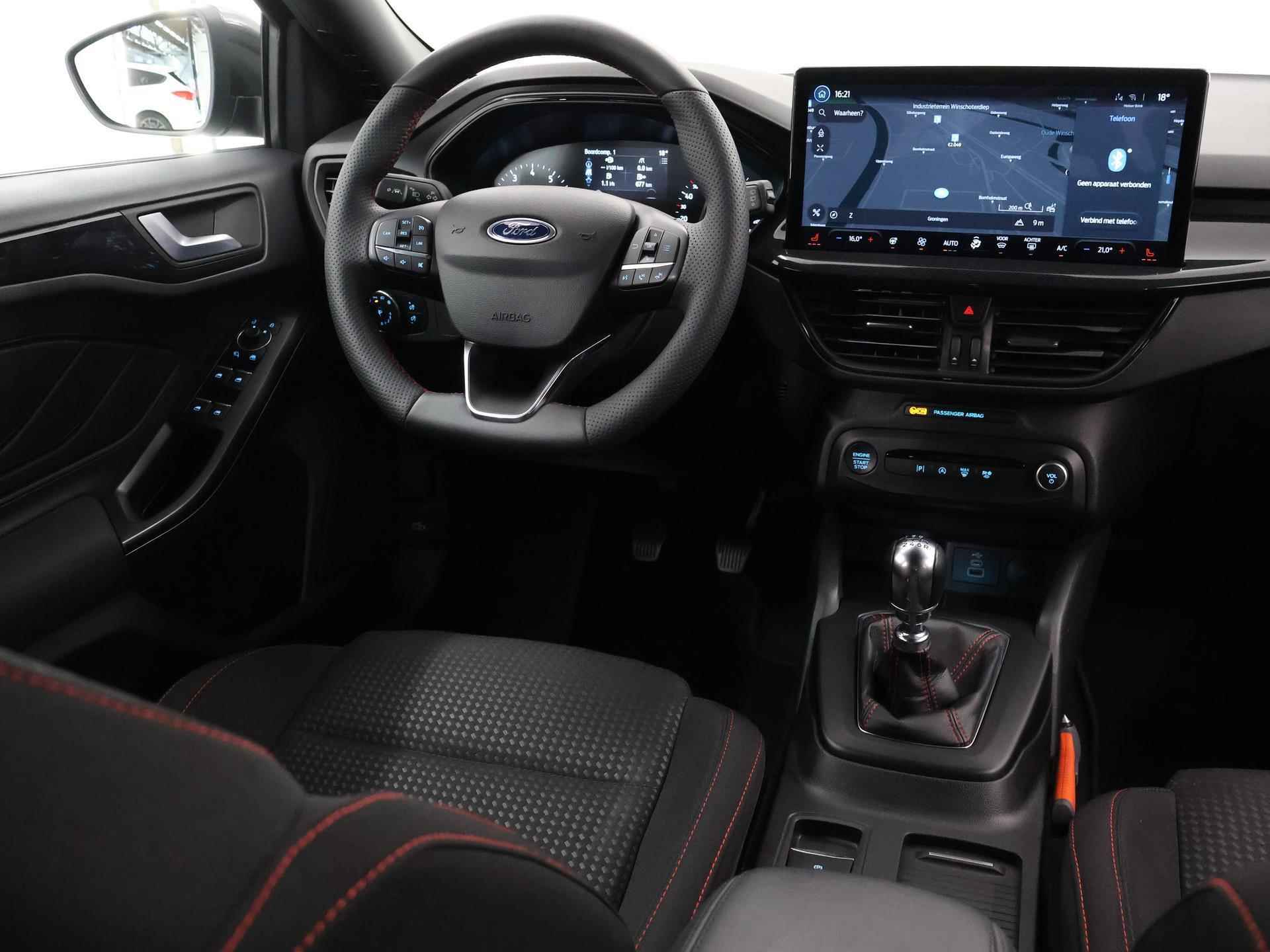 Ford Focus 1.0 EcoBoost Hybrid ST Line | Winterpack | LED koplampen | Navigatie | Climate Control | - 10/38