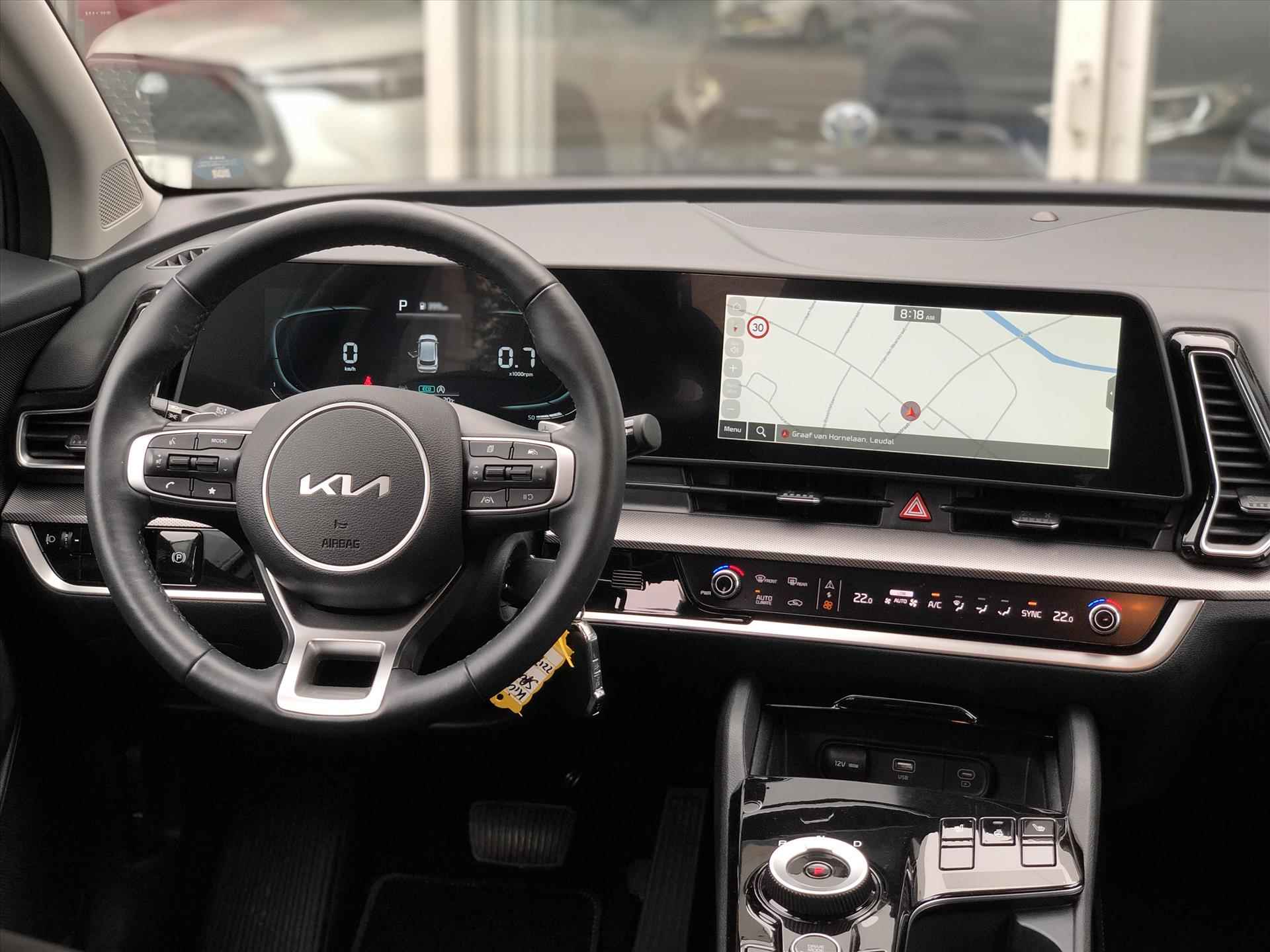 Kia Sportage 1.6 T-GDi Mild Hybrid Dynamicline | Trekhaak, Stoel + Stuurverwarming, Navigatie, CarPlay, Parkeersensoren - 18/39