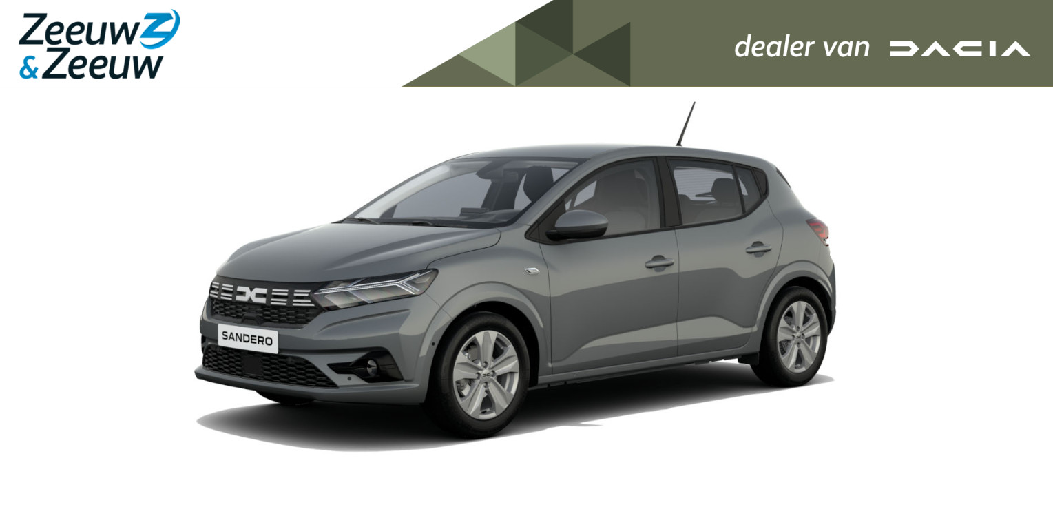 Dacia Sandero TCe 90 Expression | CVT Automaat | Nieuw te bestellen |