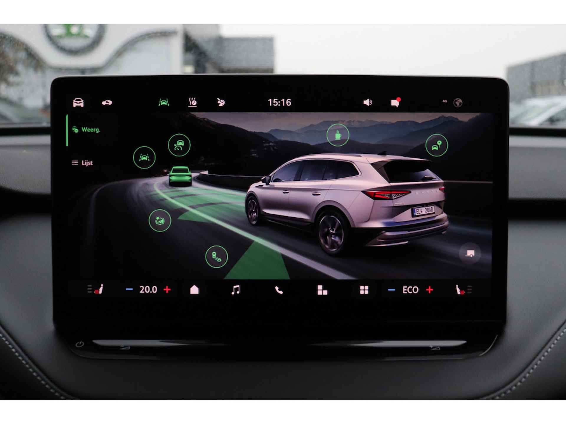Škoda Enyaq 85 Sportline 286pk | Panorama-schuif-/kanteldak | Elektrisch wegklapbare trekhaak | Warmtepomp | Canton Sound System | Head-up display | - 16/19