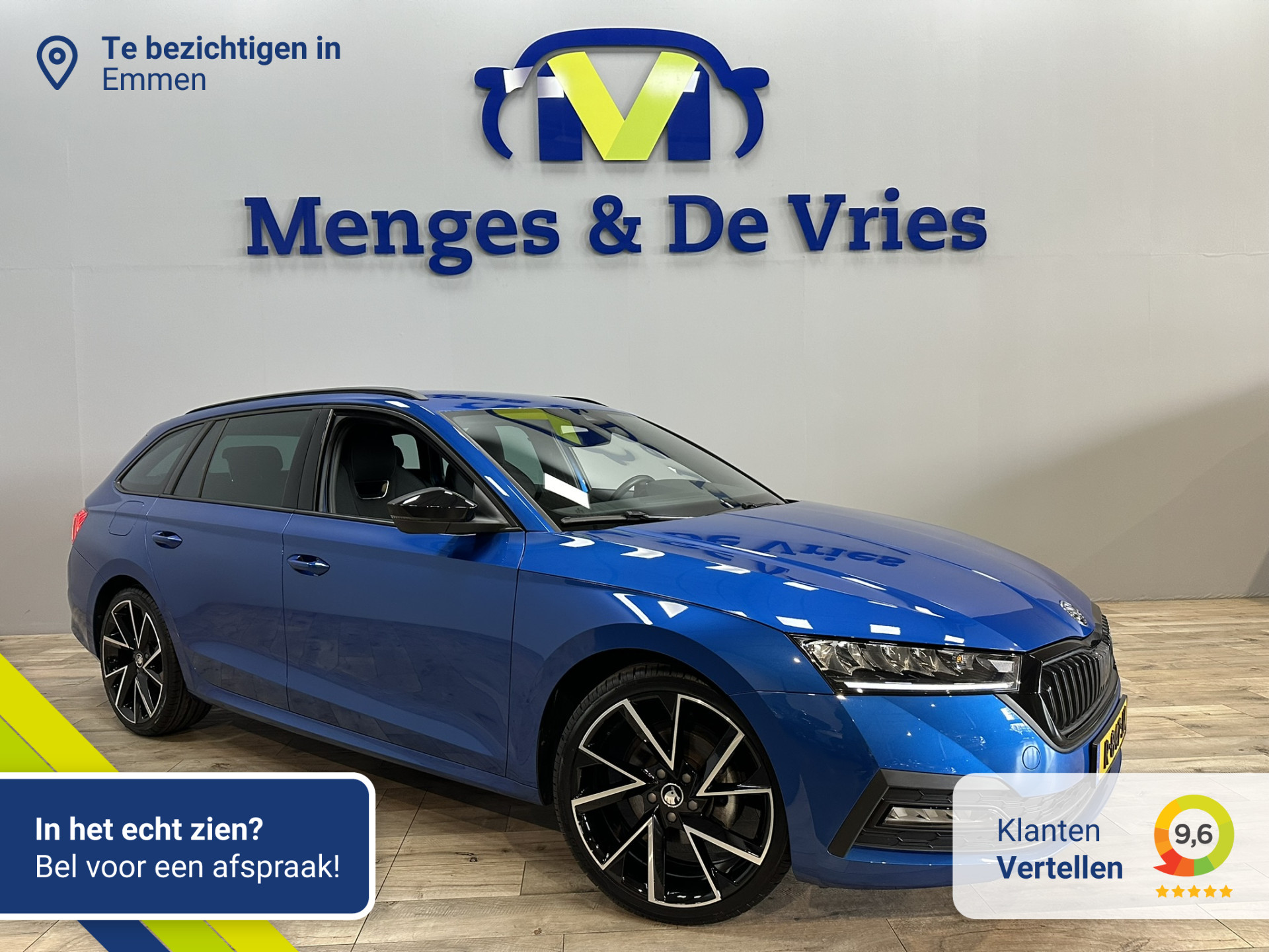 Škoda Octavia Combi 1.0 e-TSI Sport Business Airco ECC | Virtual | LED | 19" Velgen | Trekhaak | Cruise Control | Navigatie | Apple Carplay Android Auto | Isofix | NAP |