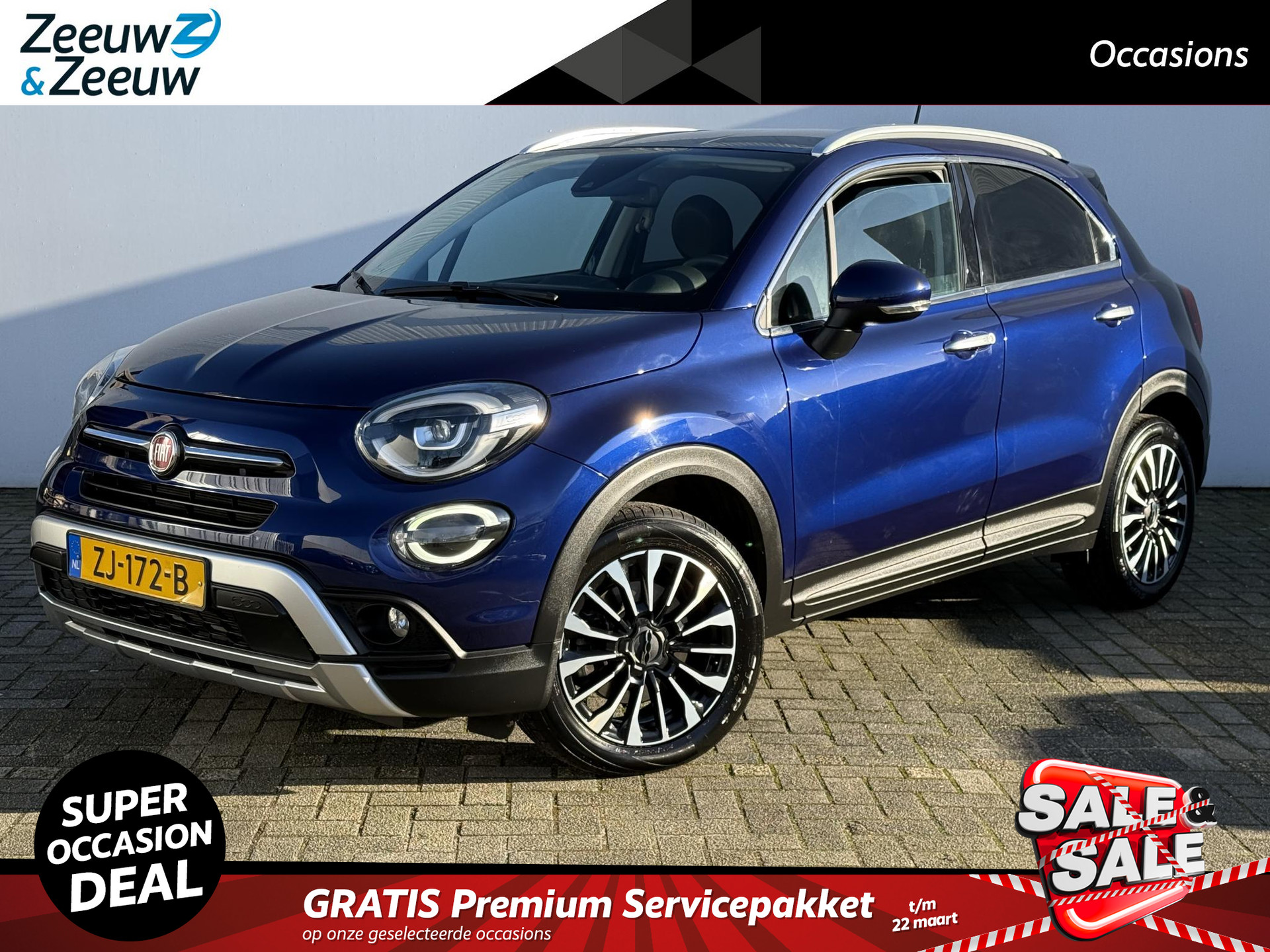 Fiat 500 X Cross 1.3 GSE City Cross | AUTOMAAT | NAVI | CLIMATE & CRUISE CONTROLE | TREKHAAK | PDC | ETC...