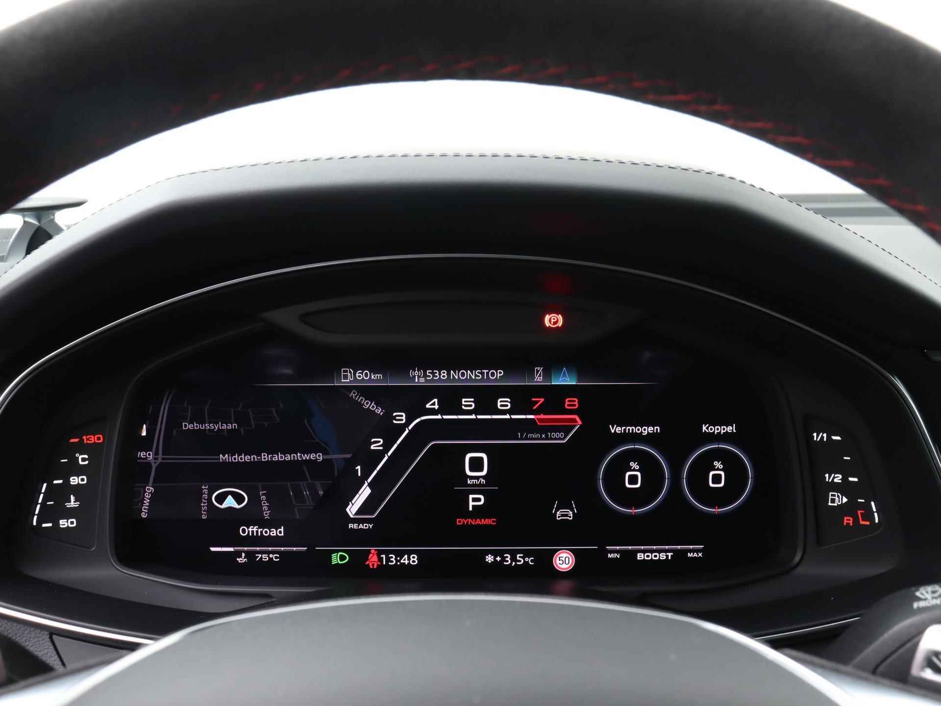 Audi RS 6 Avant TFSI quattro 600 PK | Nachtzicht camera | Panoramadak | Bang & Olufsen 3D High End  | Stoelverwarming | Stoelventilatie | LED Matrix | RS Sportuitlaat | Trekhaak | Lichtmetalen velgen | Getint glas | elektrische kofferklep | - 9/47