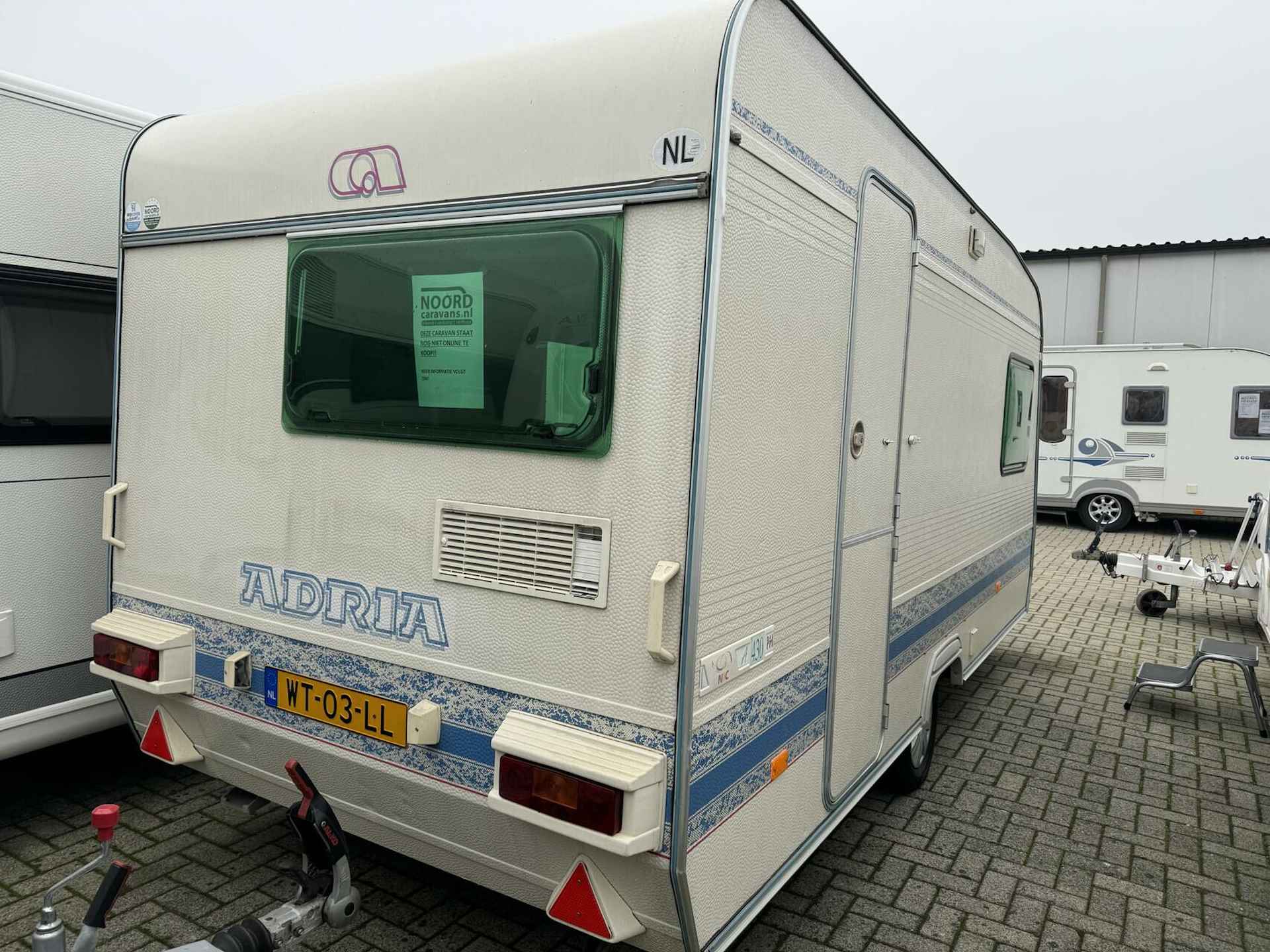 ADRIA UNICA 430 PH DWARSBED + TREINZIT + VOORTENT + BOILER - 4/15