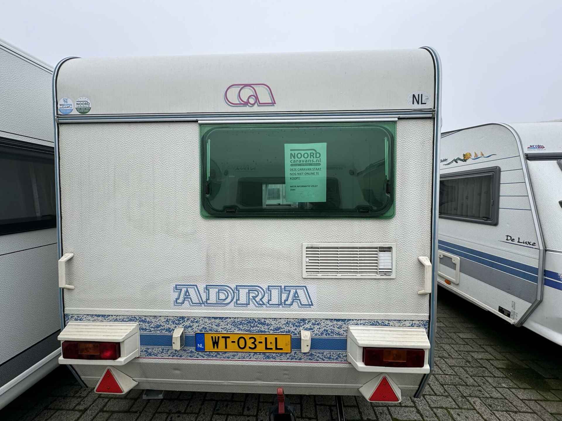 ADRIA UNICA 430 PH DWARSBED + TREINZIT + VOORTENT + BOILER - 5/15