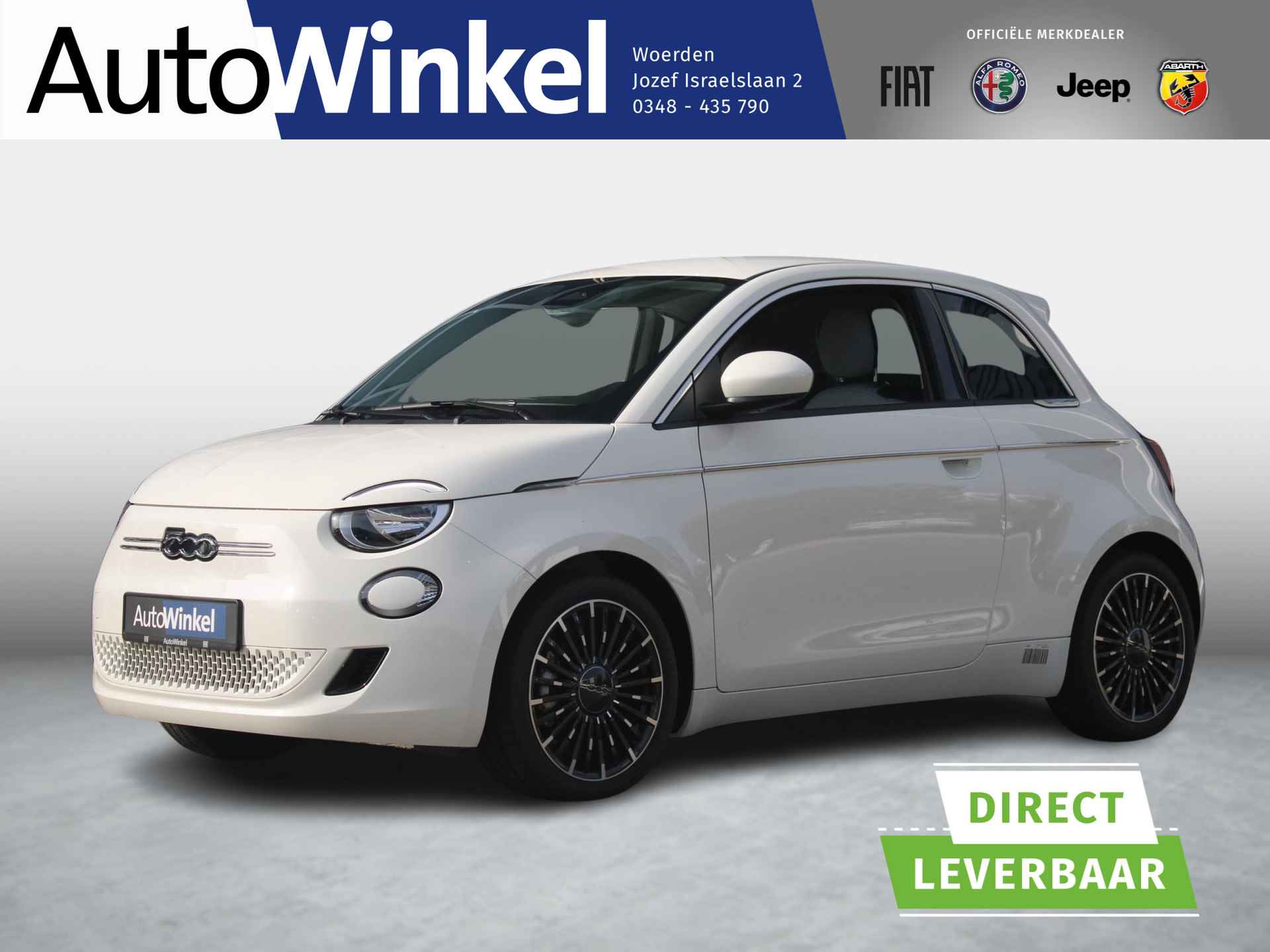 Fiat 500e 3+1 Icon 42 kWh | Uit voorraad leverbaar | Pack Winter | 17" | Style Pack | € 2.000,- Subsidie - 1/33