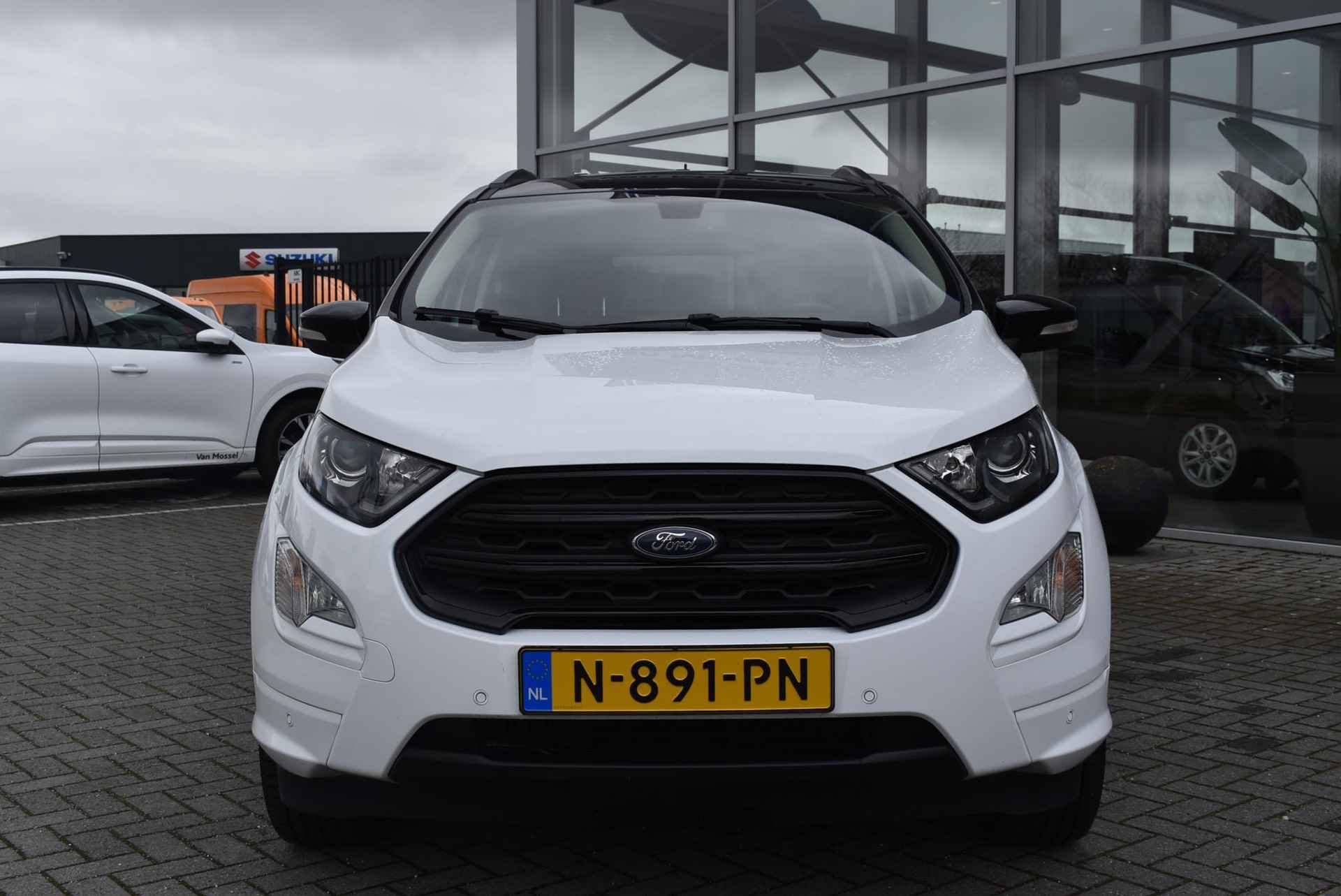 Ford EcoSport 1.0 EcoBoost ST-Line | parkeer sensoren V + A | Trekhaak | Winterpakket | 18"LMV | - 7/23