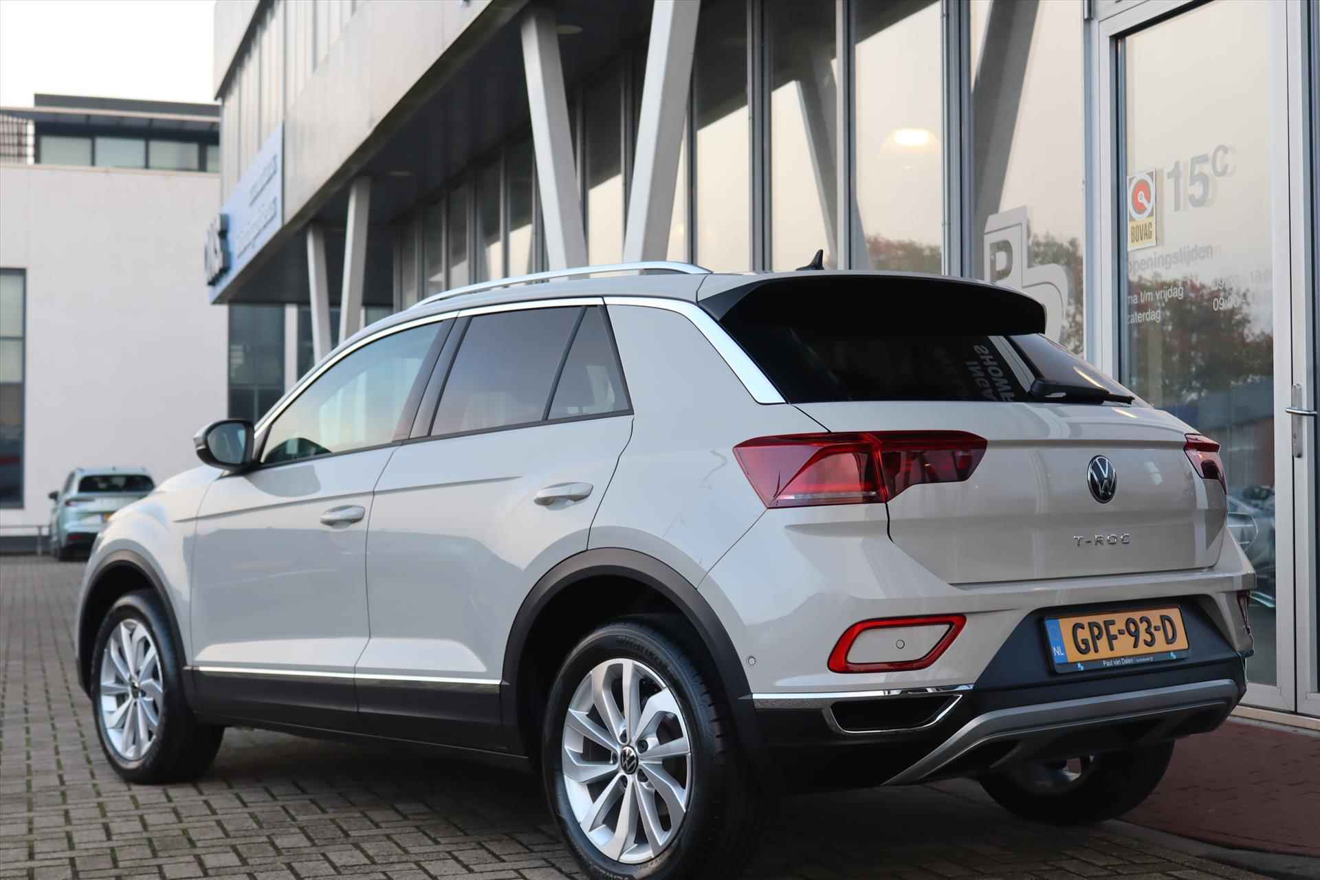 Volkswagen T-Roc 1.5TSI 150PK AUTOMAAT STYLE Navi Carplay | Adapt.Cruise | Electr.Klep | Camera | Virtual Cockpit | Stoel/stuurverw | IQ Light | - 41/55