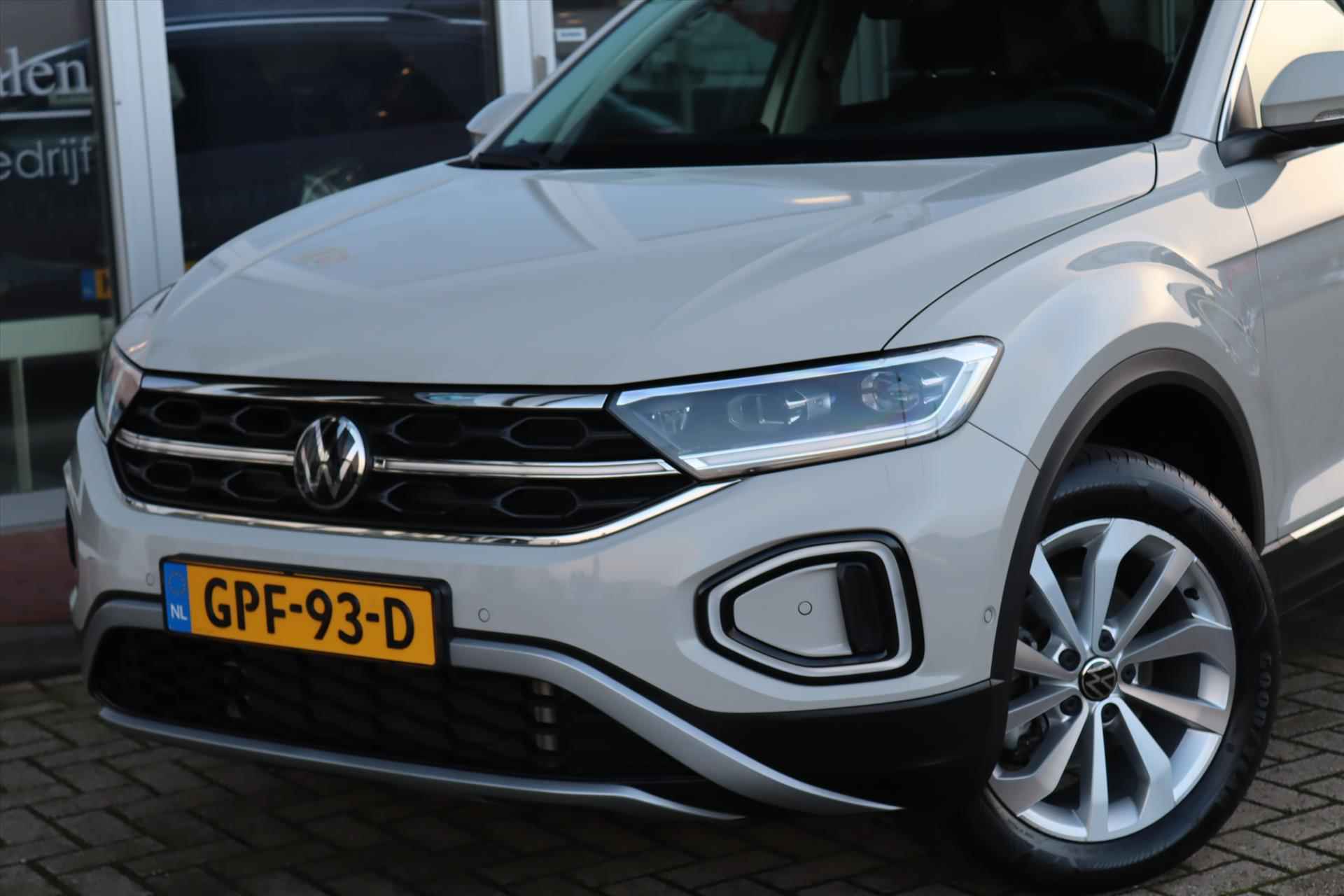 Volkswagen T-Roc 1.5TSI 150PK AUTOMAAT STYLE Navi Carplay | Adapt.Cruise | Electr.Klep | Camera | Virtual Cockpit | Stoel/stuurverw | IQ Light | - 52/55