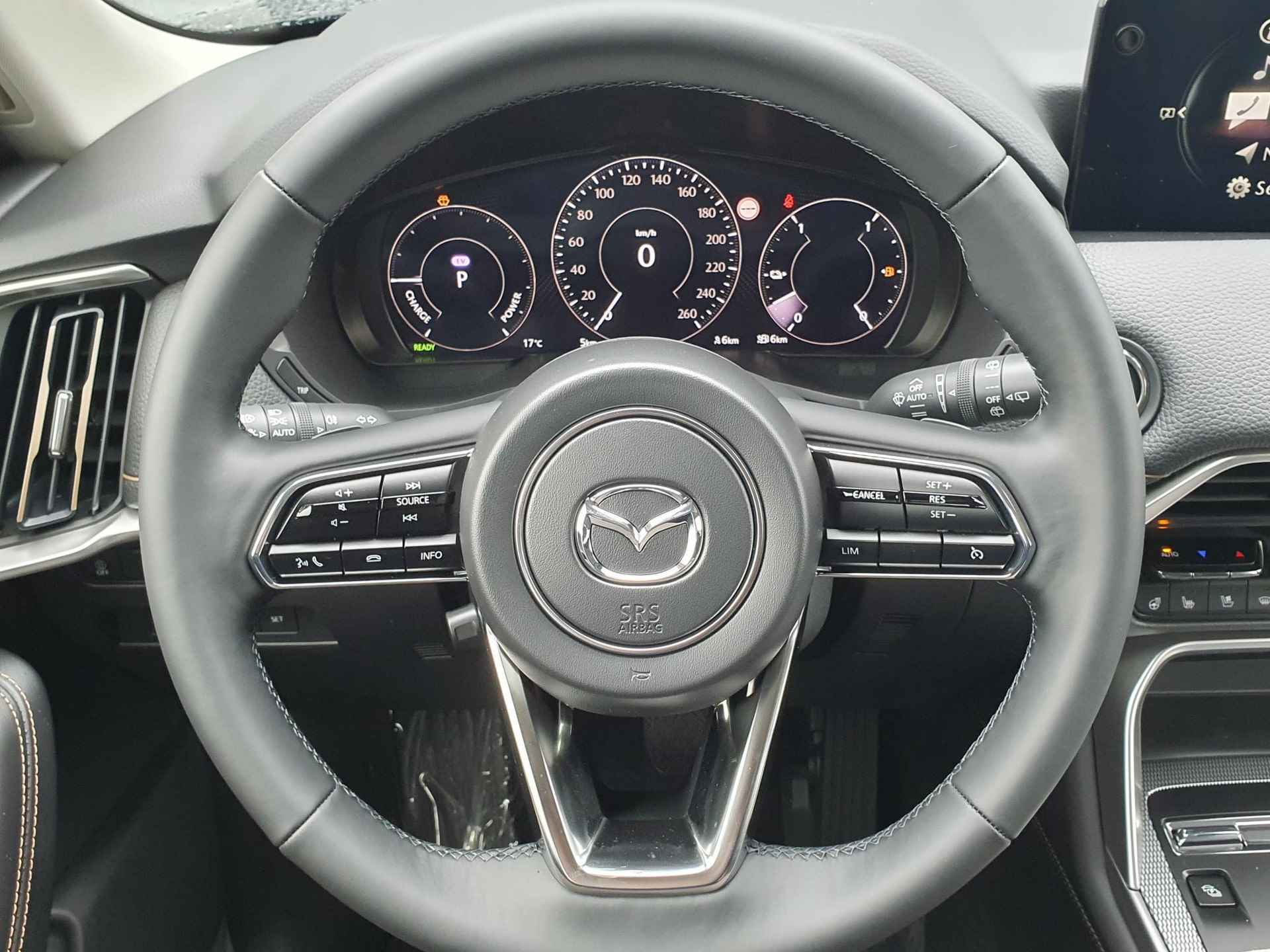 Mazda CX-60 2.5 e-SkyActiv PHEV Homura | Navigatie | Camera | Leder | - 9/14