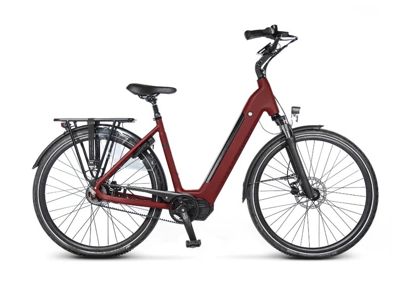 Van Dijck Juno 5 Leenfiets 16 Dames Red Matt 51cm 522WH 2023