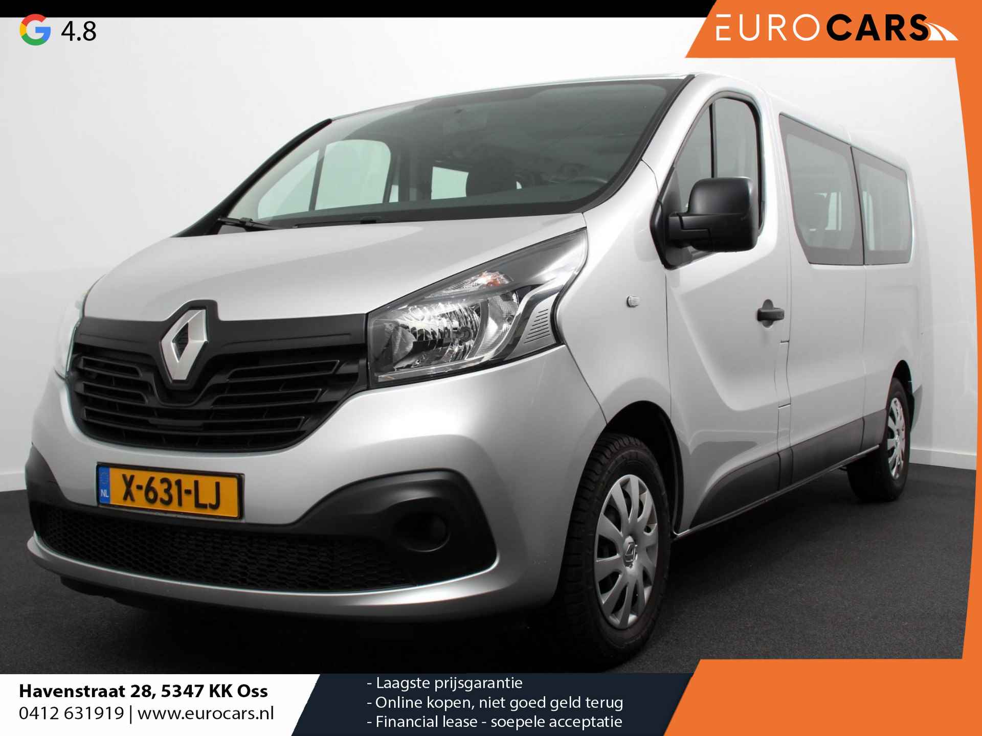 Renault Trafic Passenger 1.6 dCi Grand Authentique Energy L2H1 8 persoons ! incl. BPM | Navigatie | Airco voor en achter | Parkeer sensoren | Cruise Control | Bumpers in kleur - 1/31