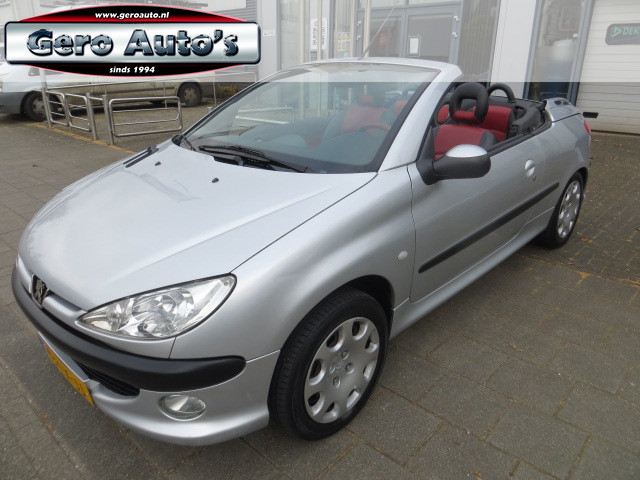 Peugeot 206 CC 1.6-16V nl-auto cabrio leder ,122 dkm mooie auto