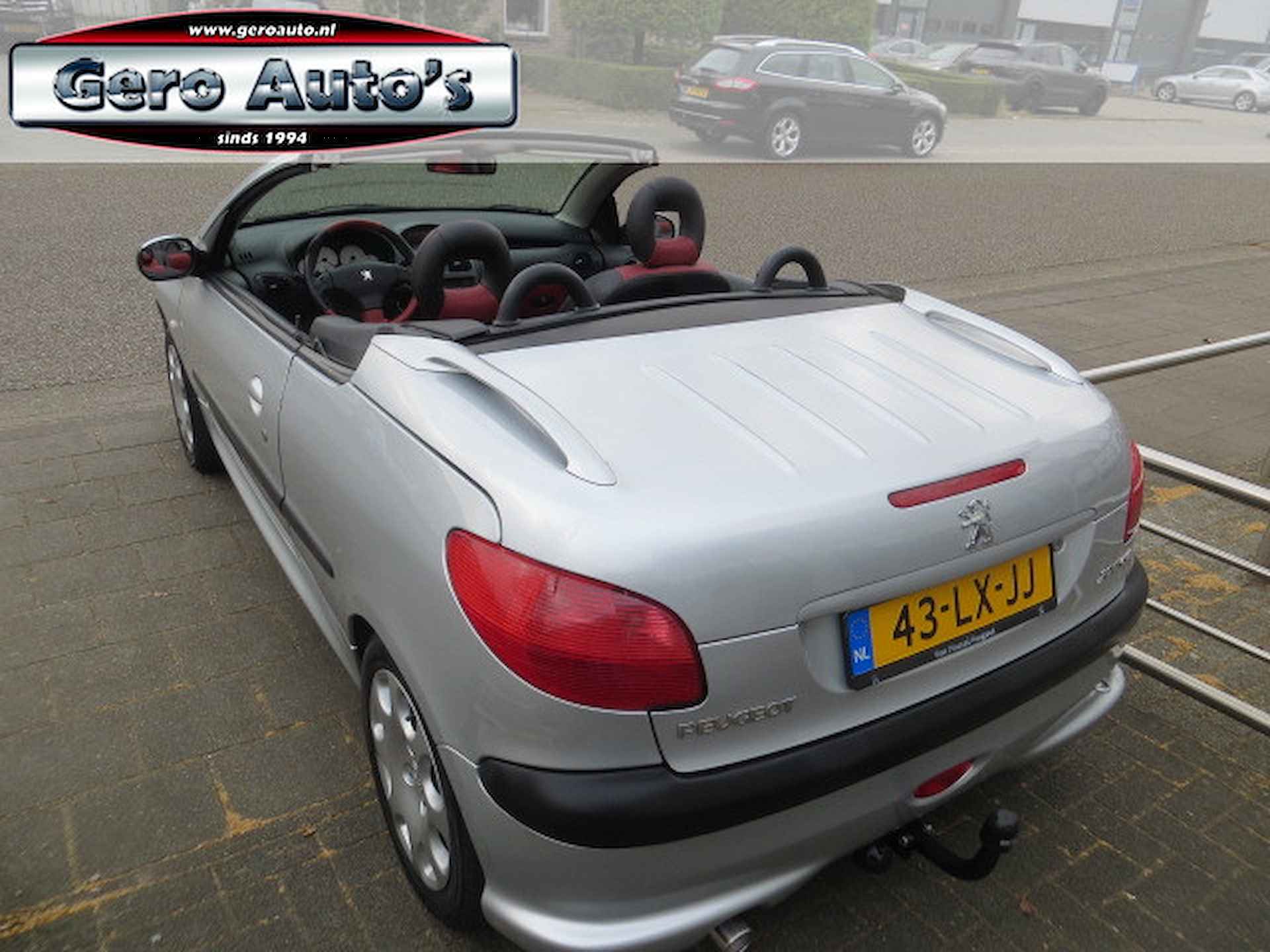 Peugeot 206 CC 1.6-16V nl-auto cabrio leder ,122 dkm mooie auto - 9/13