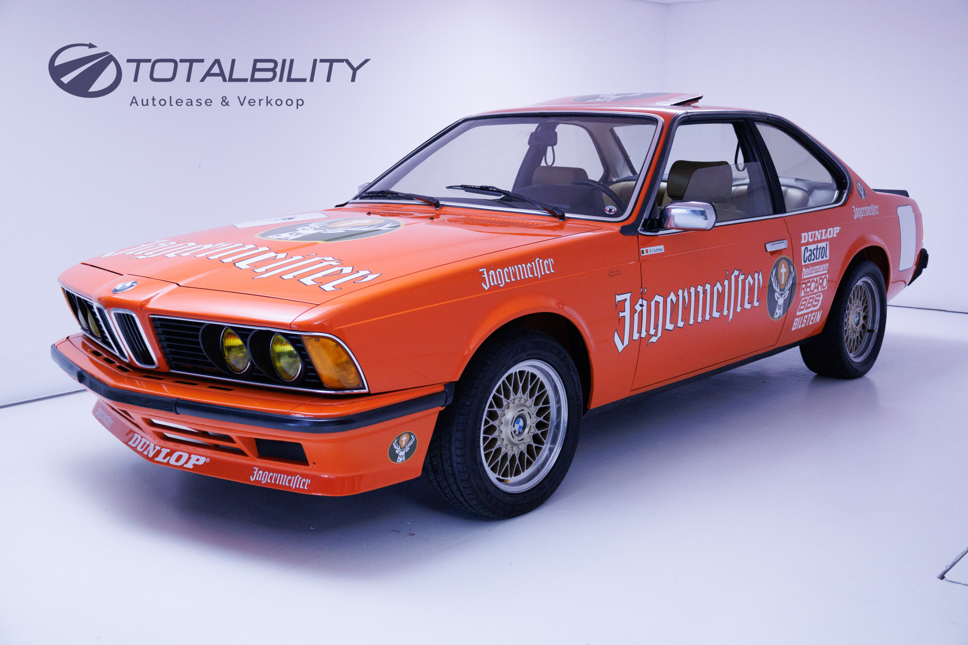 BMW 6 Serie 633 CSi Jägermeister race replica, BBS, Leer, Schuif/kanteldak, Electrische ramen