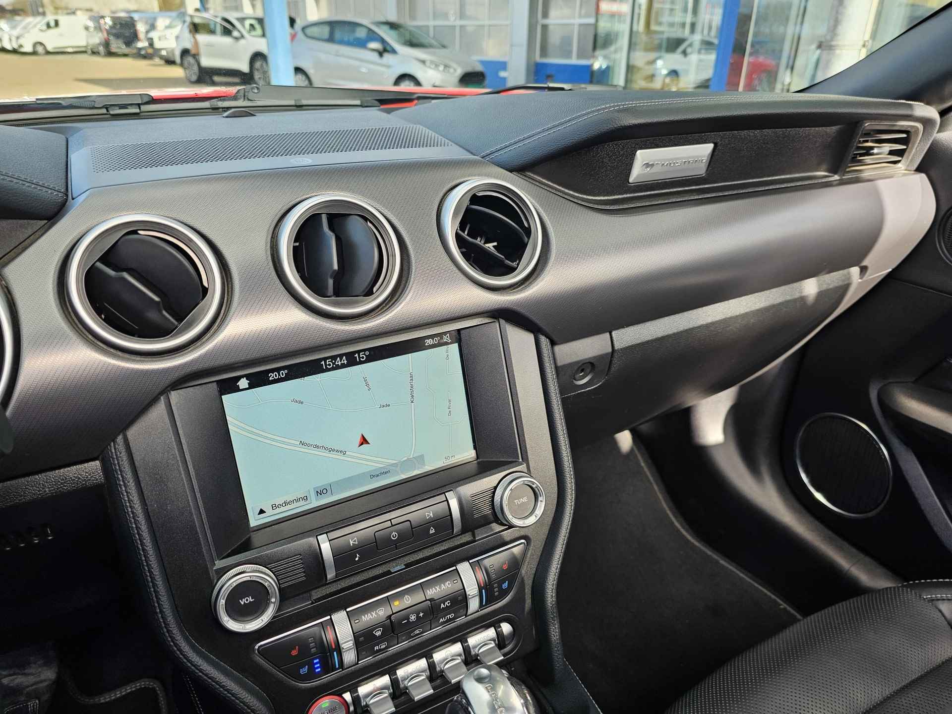 Ford Mustang Convertible 5.0 V8 GT | Dealeronderhouden | B&O Audio | Stoelverwarming + Koeling | Navigatie | Adaptive Cruise Control | - 25/35